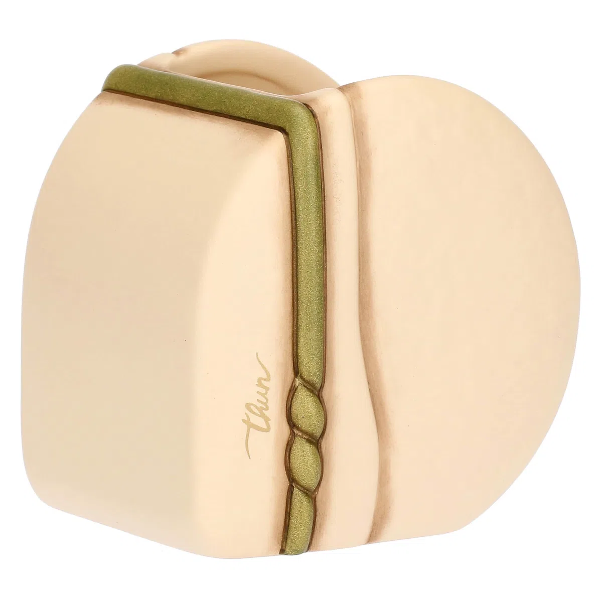 THUN - Porta penne in ceramica Country Bloom - Ceramica,10,4x10x10,4 cm
