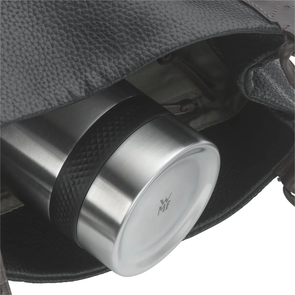 WMF my2Go, contenitore termico da 300 ml e contenitore aggiuntivo da 200 ml, ecologico, in acciaio inox Cromargan opaco, lavabile in lavastoviglie