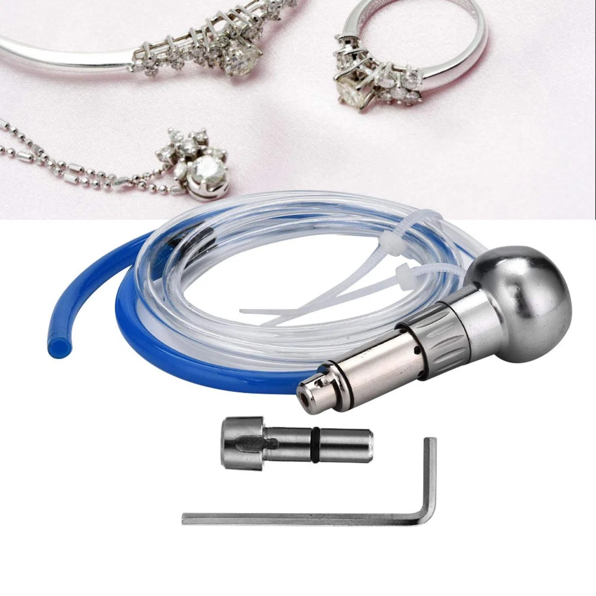 Voluxe Manipolo per Incisione, Strumenti per Incisione di Gioielli con Accessori Completi per Macchina per Incisione pneumatica Accessori per Strumenti per Incisione di Gioielli