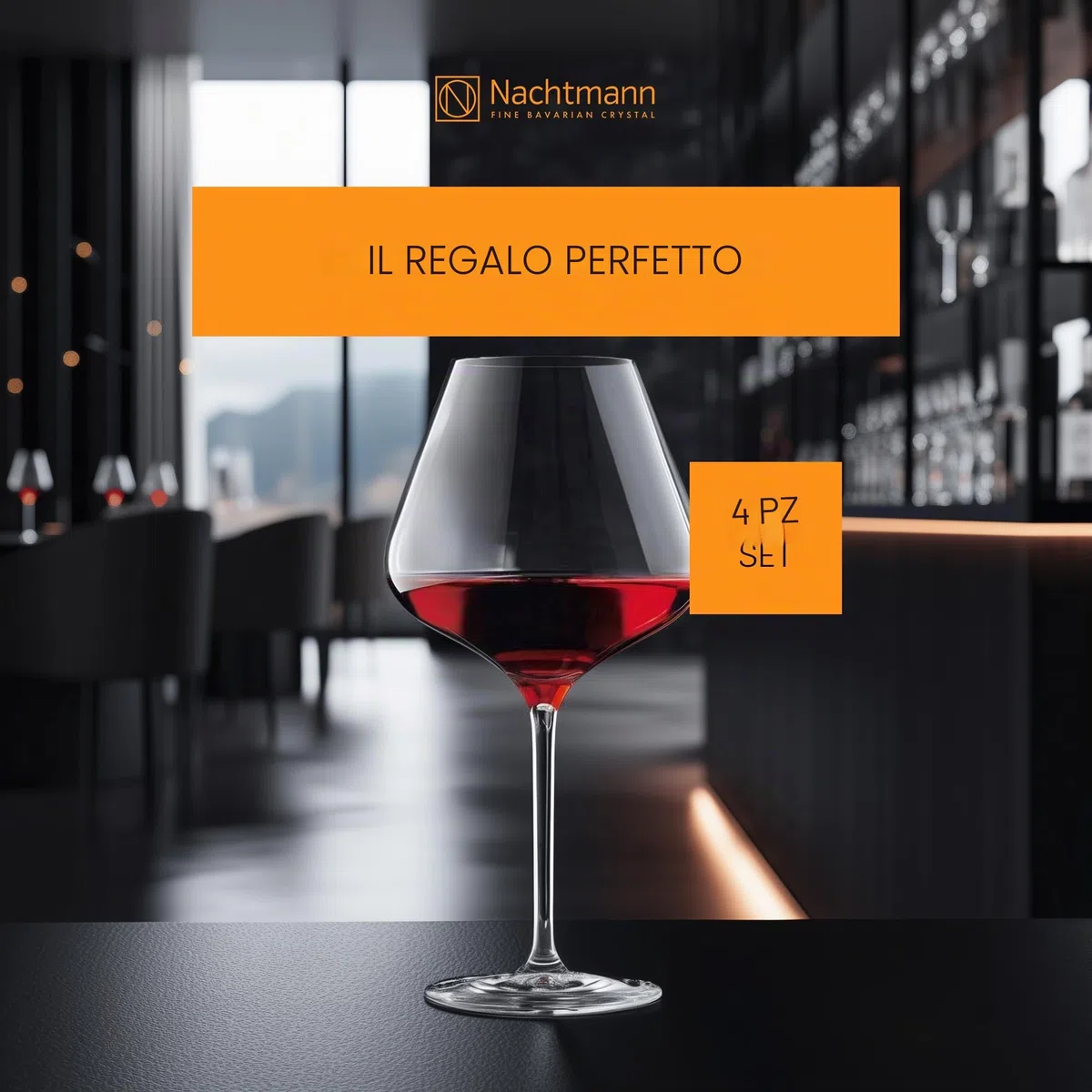 Spiegelau & Nachtmann - Set di 4 bicchieri Bicchieri Borgogna trasparente