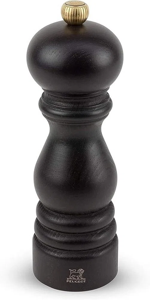 Peugeot Legno Scuro Pepper Mill Macina Pepe. 178 (7 ") di Altezza. Venduto singolarmente.