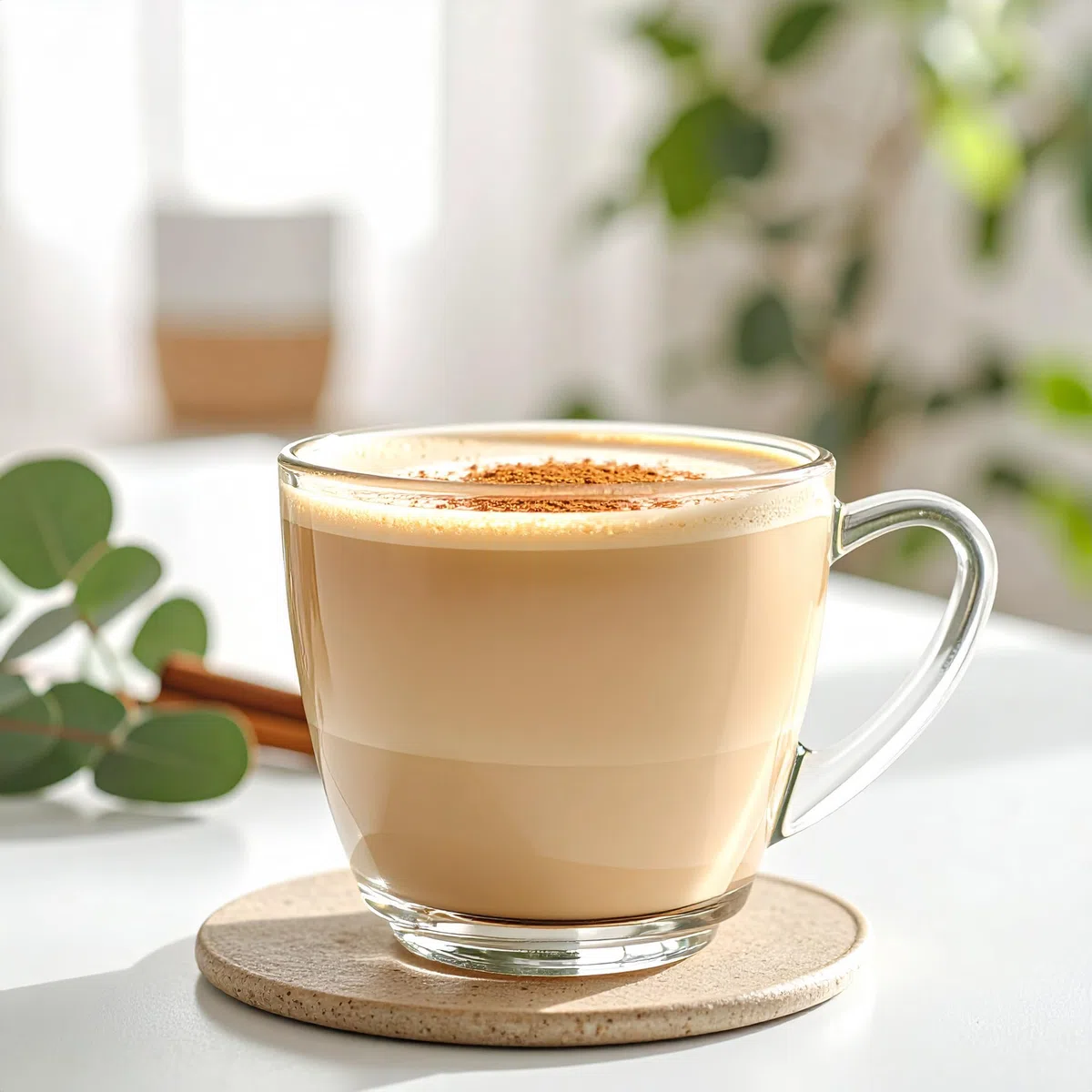 Glasmark KROSNO 1992 Set da 6 Tazze da Caffè in Vetro 360 ml Trasparente Lavabile in Lavastoviglie