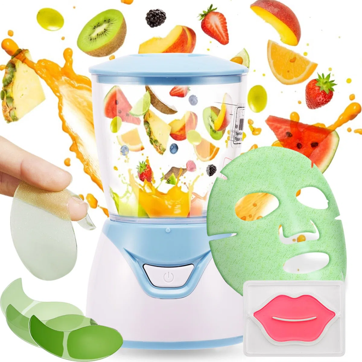 Macchina Per Creare Per Il Viso – Macchina Per Facciali Fai Da Te Per La Casa, Set Completo Di Per Per Labbra E Occhi, Strumento Per Riutilizzabile, Kit Per