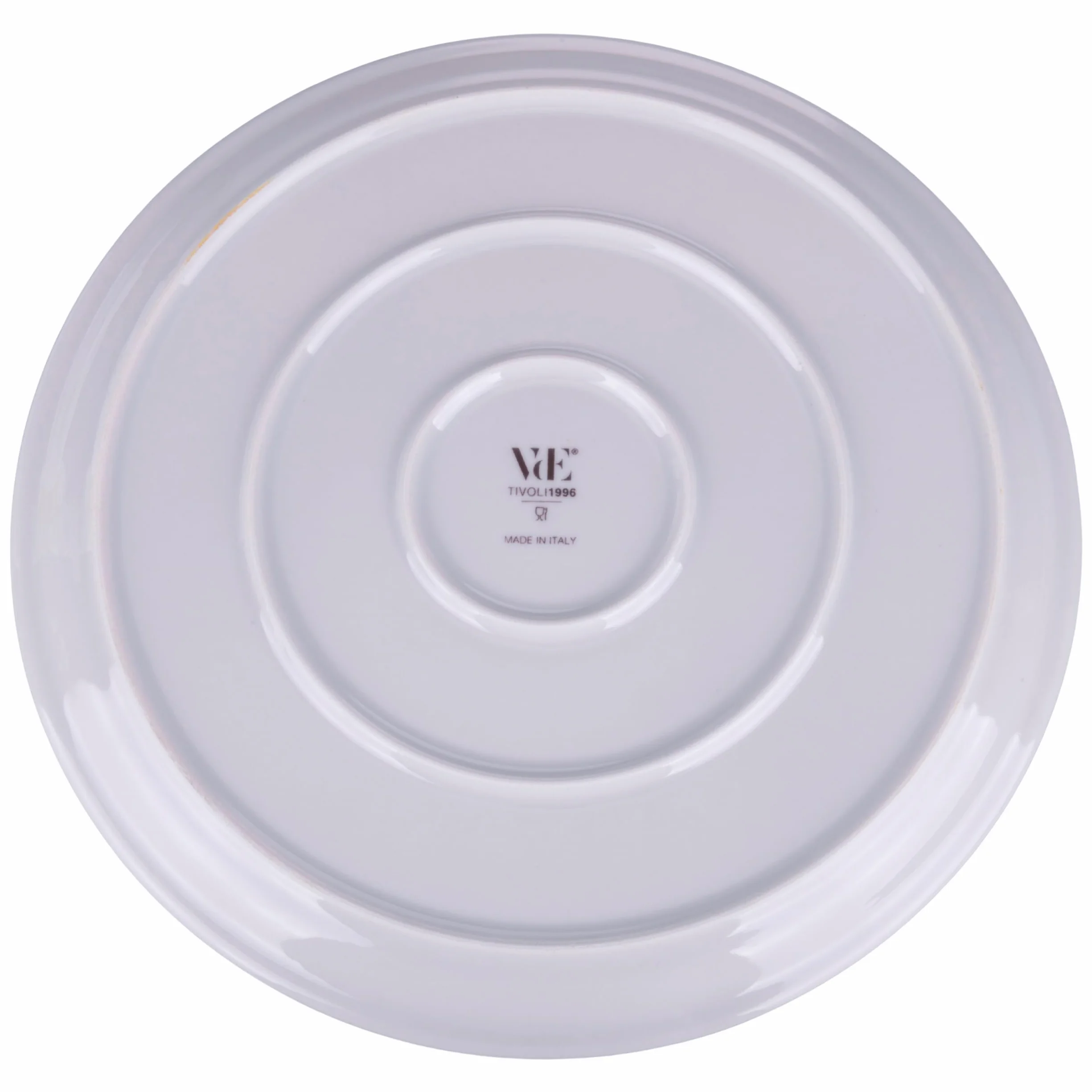 Villa d'Este Home Tivoli Set 4 Piatti pizza Scilla 33 cm in gres (Made in Italy)