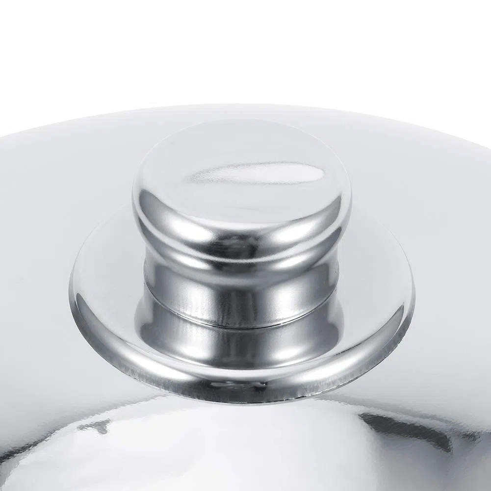 Nikou Copertura per piatti in acciaio inox, 31,8 cm, anti-polvere, coperchio protettivo per hotel, buffet, ristorante, coperchio per piatti, struttura in acciaio inox