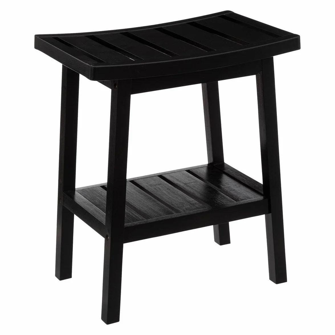 5five - sgabello nero in bambù