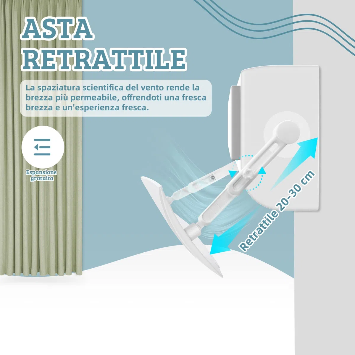 Deflettore Condizionatore Universale,Condizionatori Deviatore Aria Condizionatore Deflettore Aria Condizionata Deflettori Aria Condizionata per Soggiorno, Ufficio, Camera da Letto