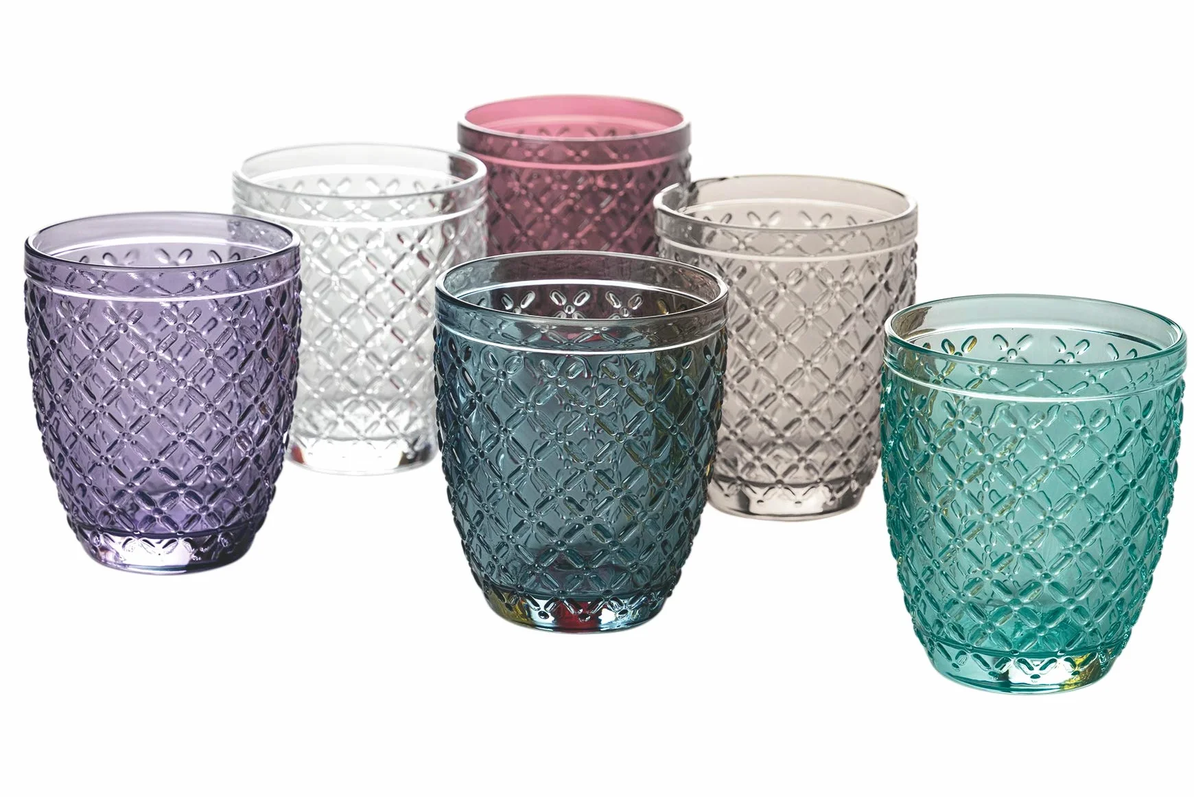 Castle Set 6 bicchieri acqua 350 ml in vetro