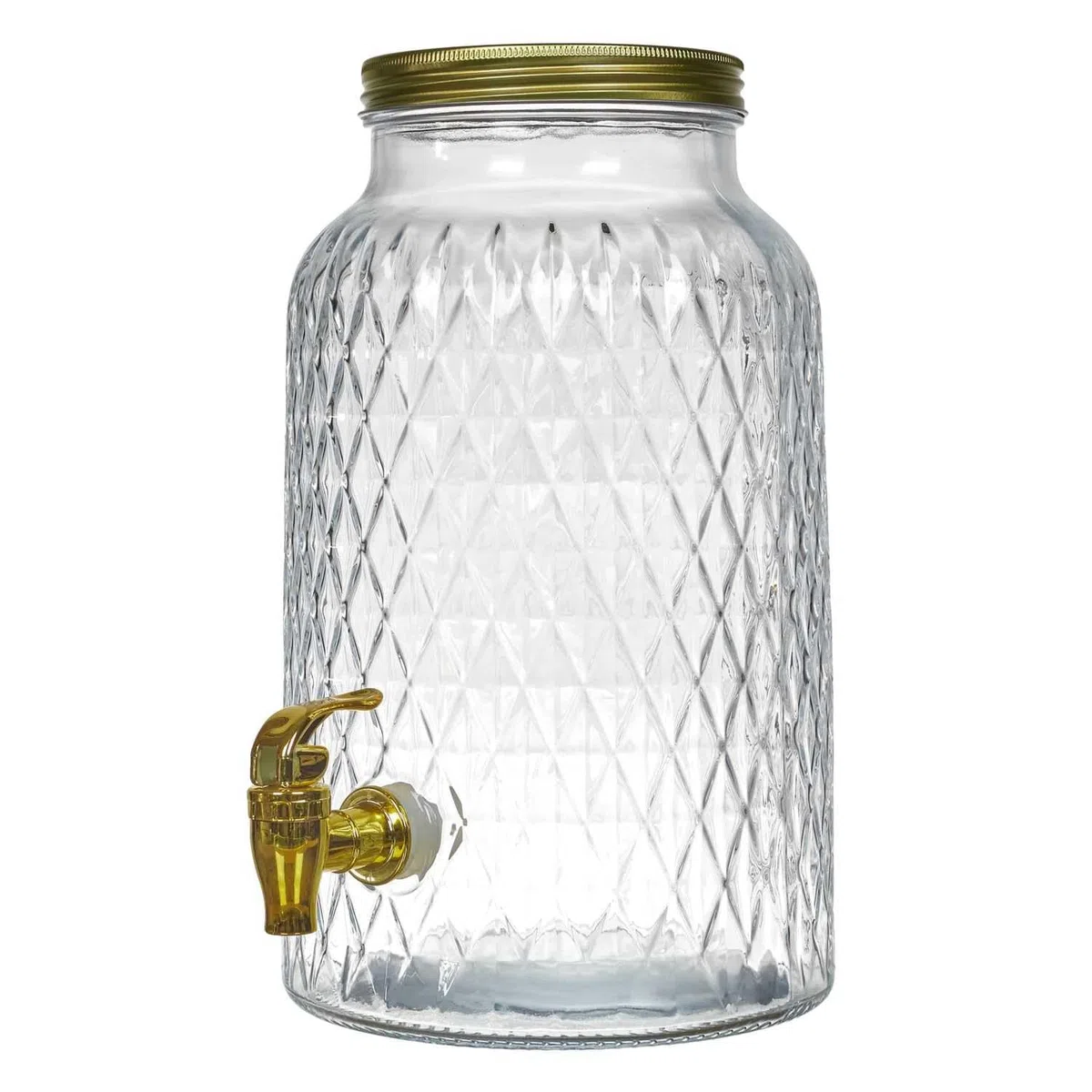 LA Fabbrica della CASA Deco Fontana per Bevande dal Design Diamante da 6 Litri