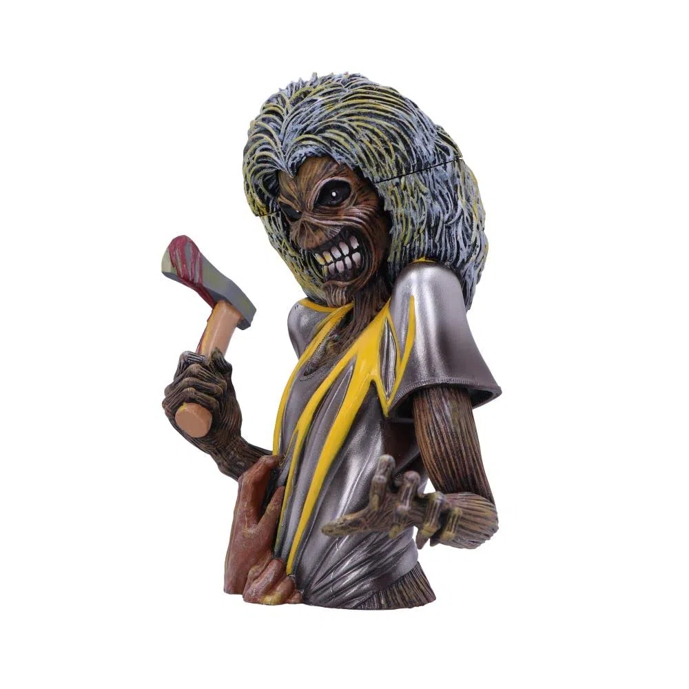 Nemesis Now Scatola con licenza ufficiale Iron Maiden Killers Busto (piccolo) giallo, 16,5 cm