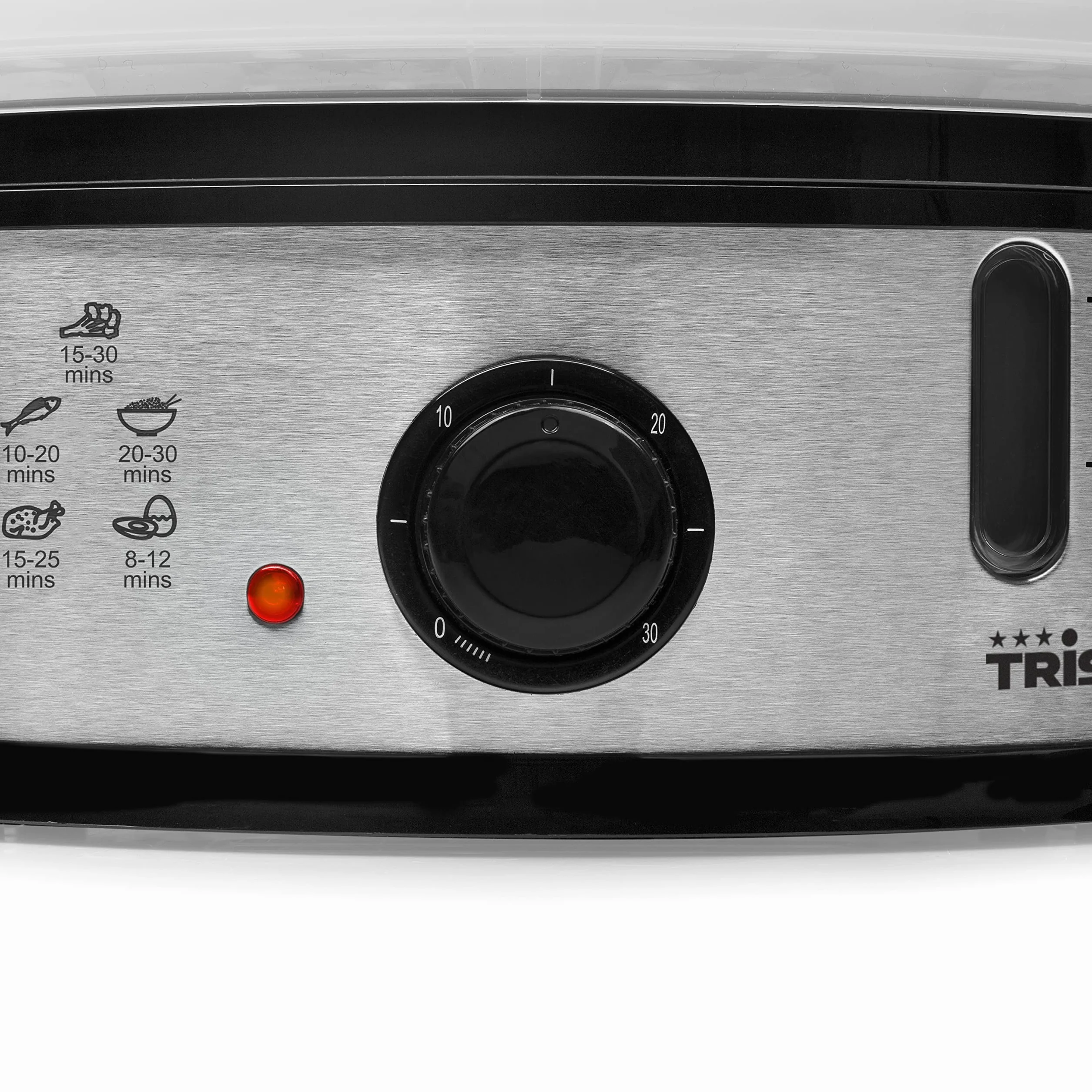 TRISTAR VS-3914 Vaporiera per Alimenti Senza BPA, Plastica, Argento, XXL
