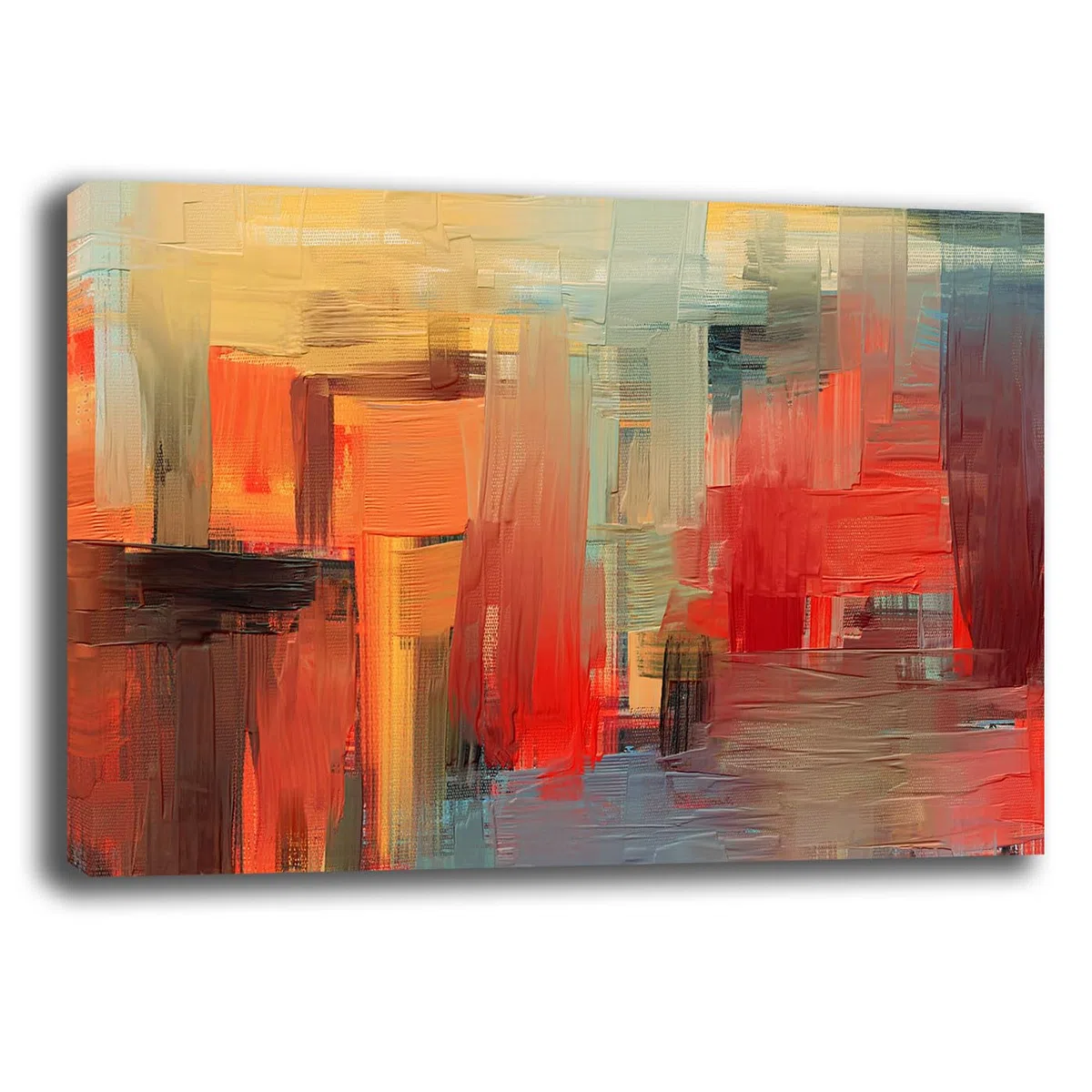 Printerland Quadro Moderno Astratto Industrial Quadri moderni soggiorno da Parete XXL grande Stampa su tela Canvas Decorazione Murale muro Arredo Camera da letto Cucina (50x70 cm, 3)
