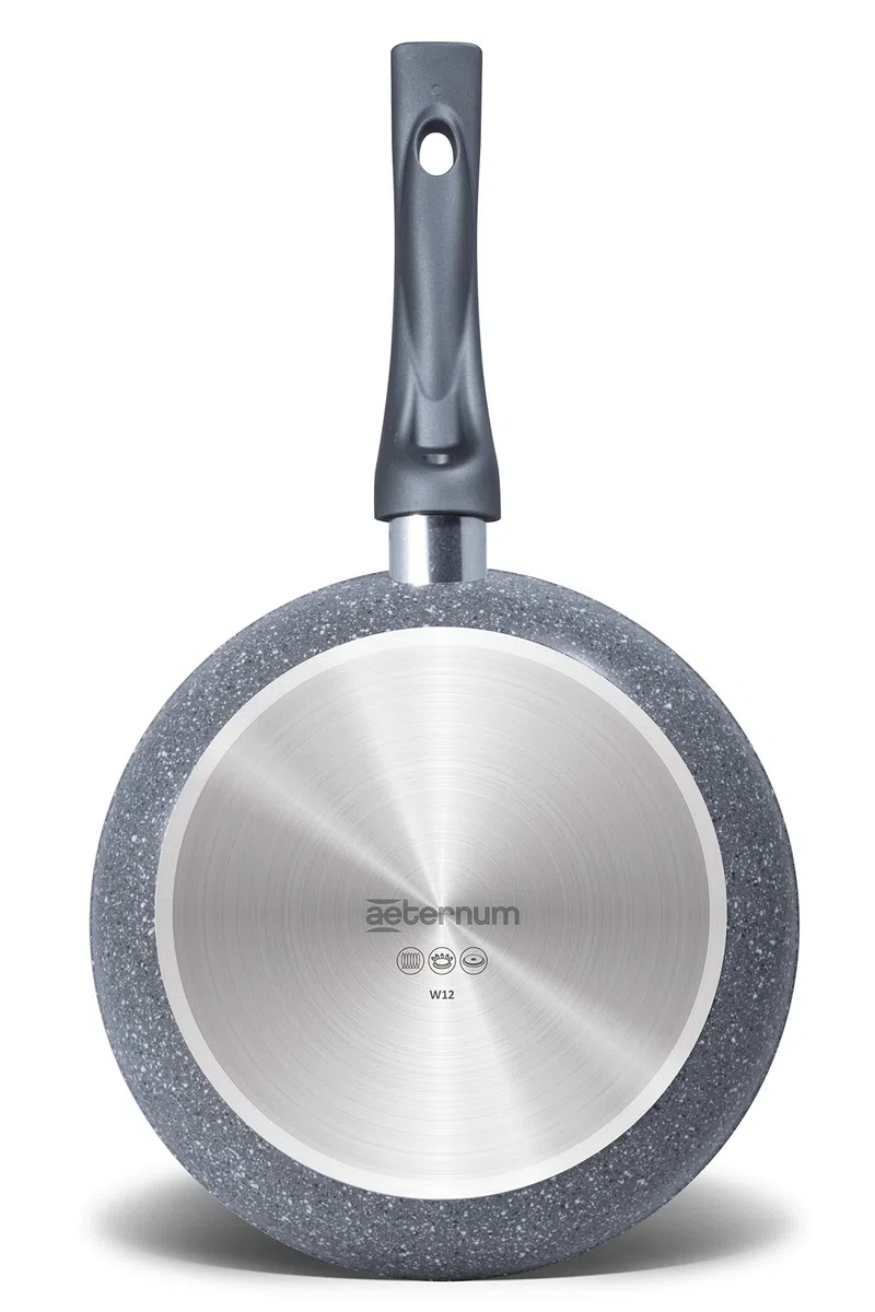 Aeternum, Madame Petravera 3.0, Padella Antiaderente, Ideale per Induzione, Diametro 32 cm, Full Induction, Grigio