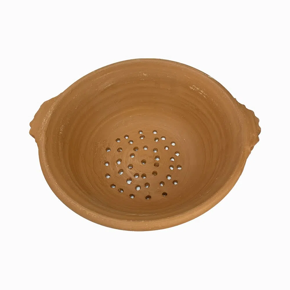 Couscussiera marocchina in Terracotta Naturale cm 30 * 27*h35