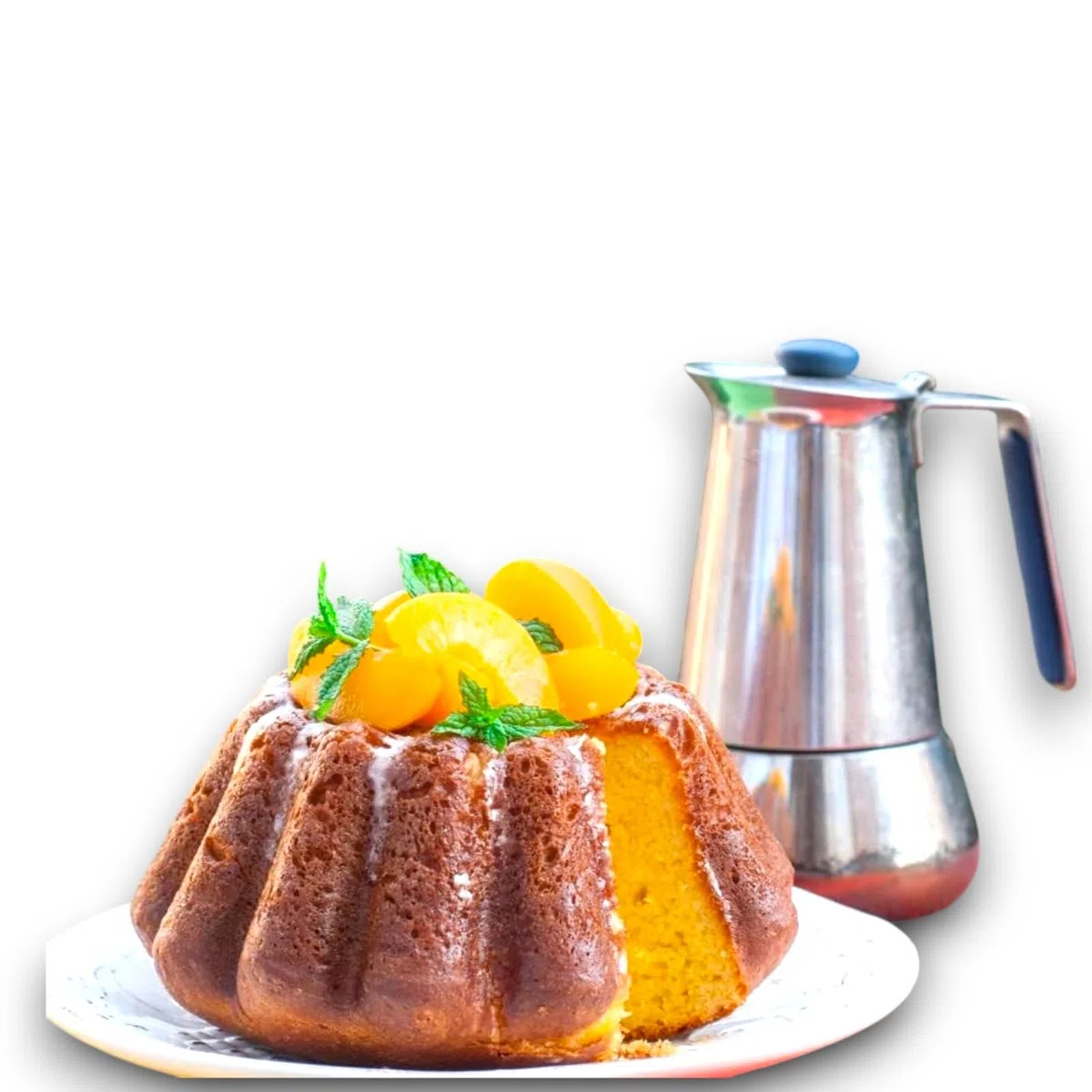 KORAT Stampo Da Forno In Alluminio Ruoto Forma Baba' Con Cono Centrale Ruoto Tradizionale per Casatiello Napoletano Dolce e Salato Rivestimento Effetto Pietra, Torta di Pasqua, Ruoto Dolci (28 cm)