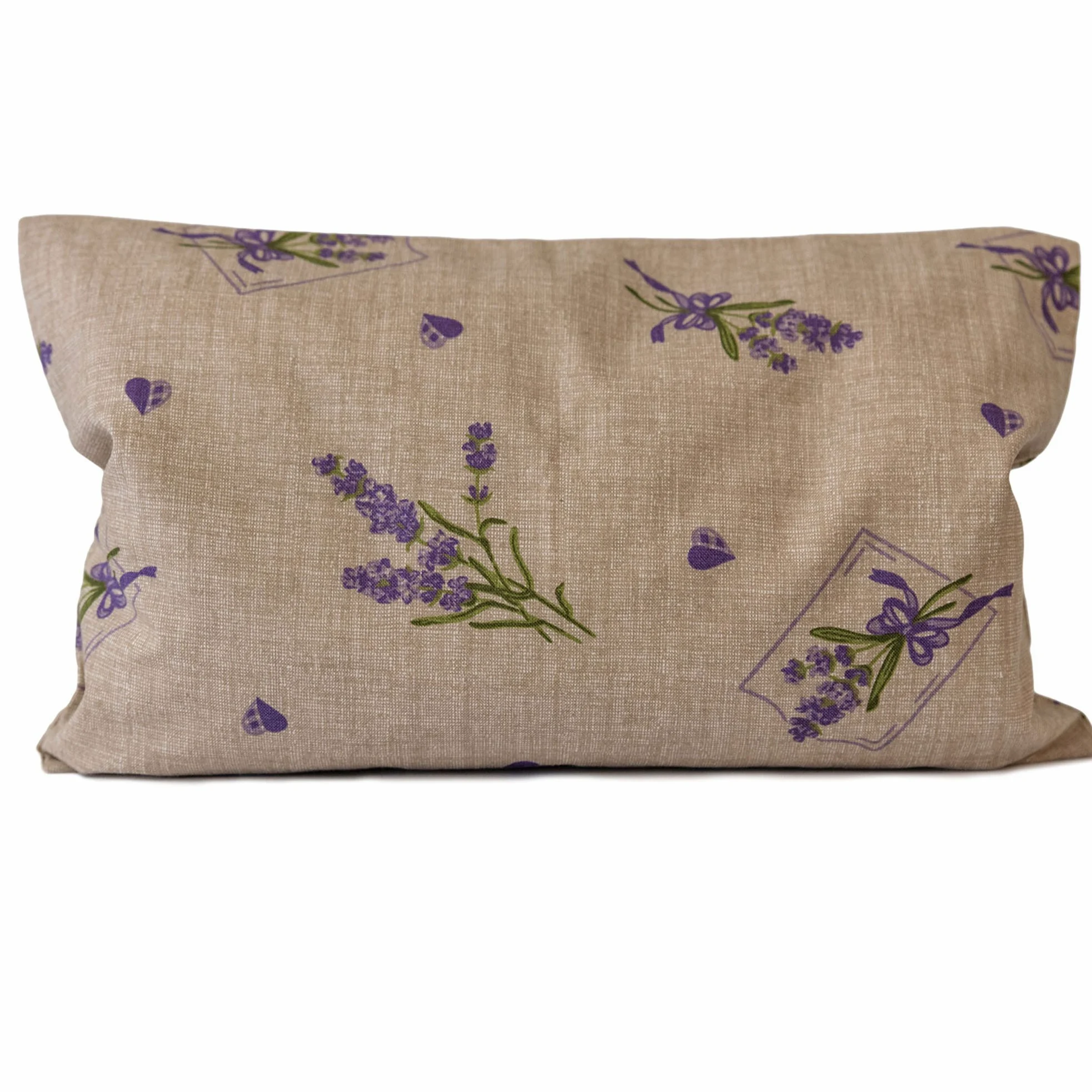 Cuscino con lavanda 30x20cm - "Fiore romantico" - Cuscino con profumo naturale