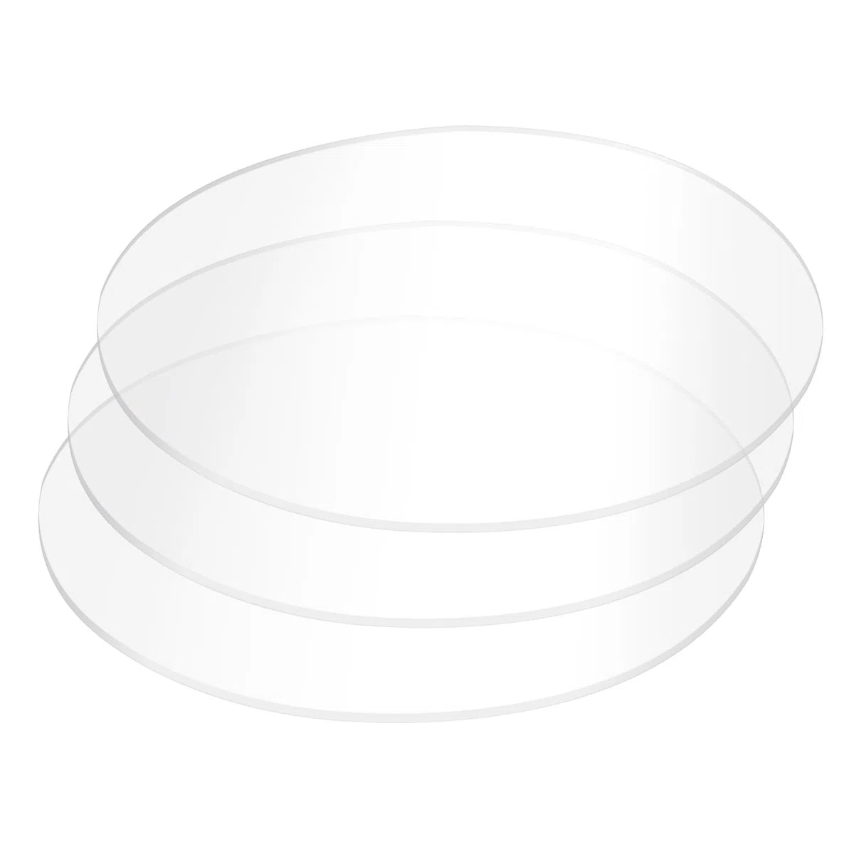 30 cerchi in acrilico trasparente da 15 cm, spessore 2 mm, fogli vuoti rotondi per progetti artistici, pittura, artigianato fai da te, decorazioni per la casa