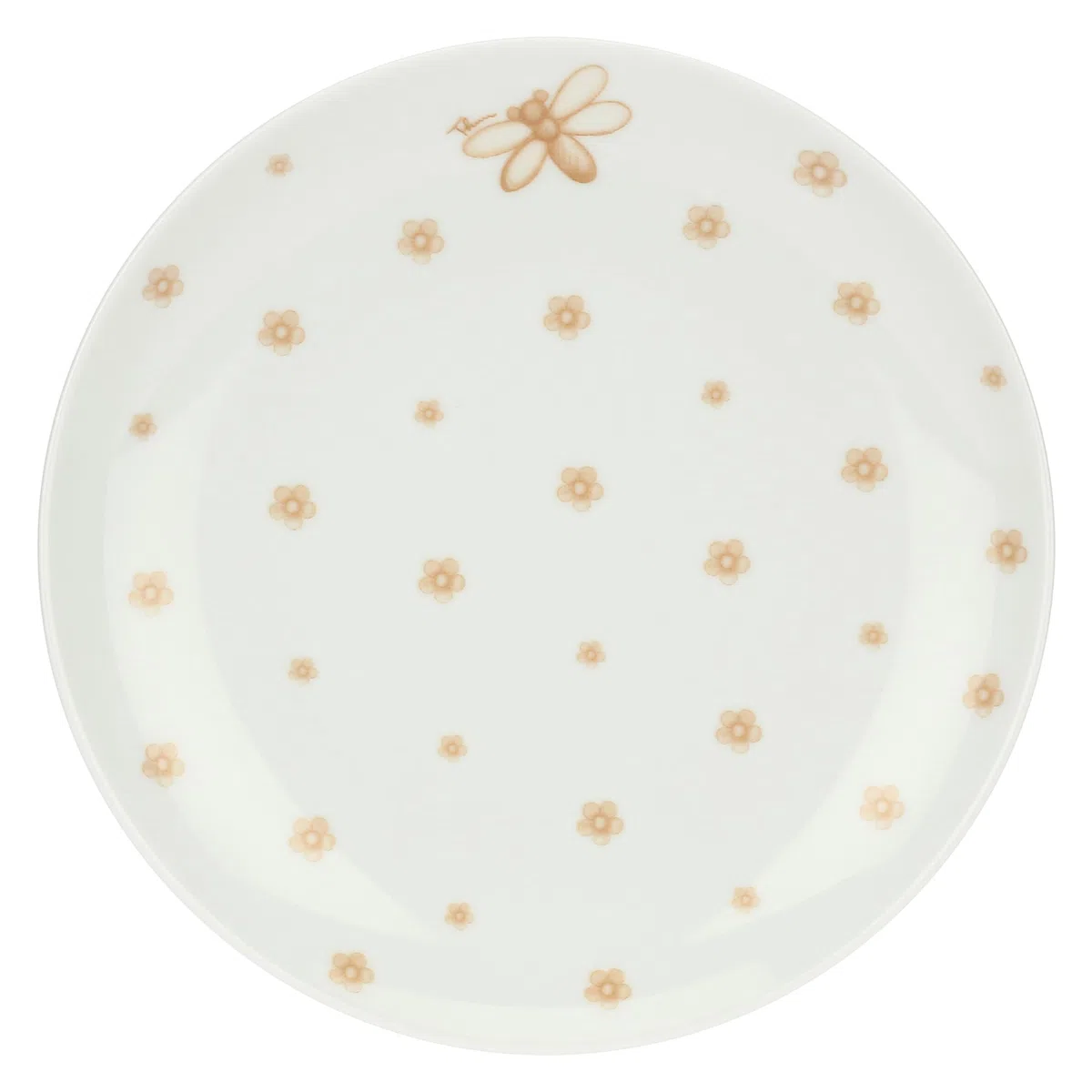 Thun - Set 2 piatti dessert in porcellana, diametro 20.5 cm, collezione Happy Elegance