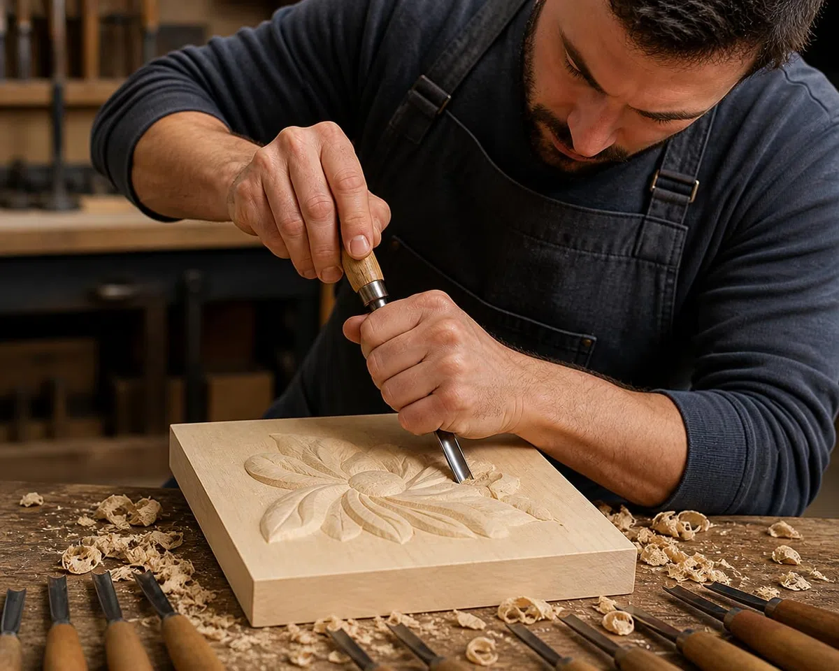 6 blocchi di Legno di Tiglio di Prima Scelta senza nodi, 15 x 15 x 3,5 cm, ideale per Intaglio del Legno, Scultura, Fai da Te, Pittura e Combustione - piallato e pronto all'uso