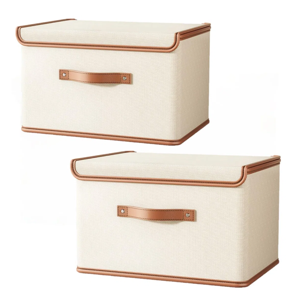 2 pezzi Scatole per Armadio,38L scatole portaoggetti pieghevoli,Contenitori Organizer armadio per Piumoni, Scatola trasloco, Buste Pieghevole per Indumenti, Coperte, Biancheria da Letto