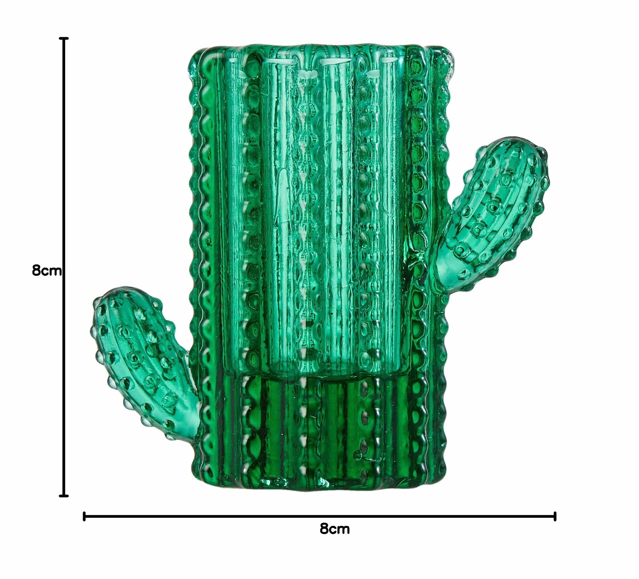 Excelsa Cactus Set 4 Bicchierini da Liquore, Vetro