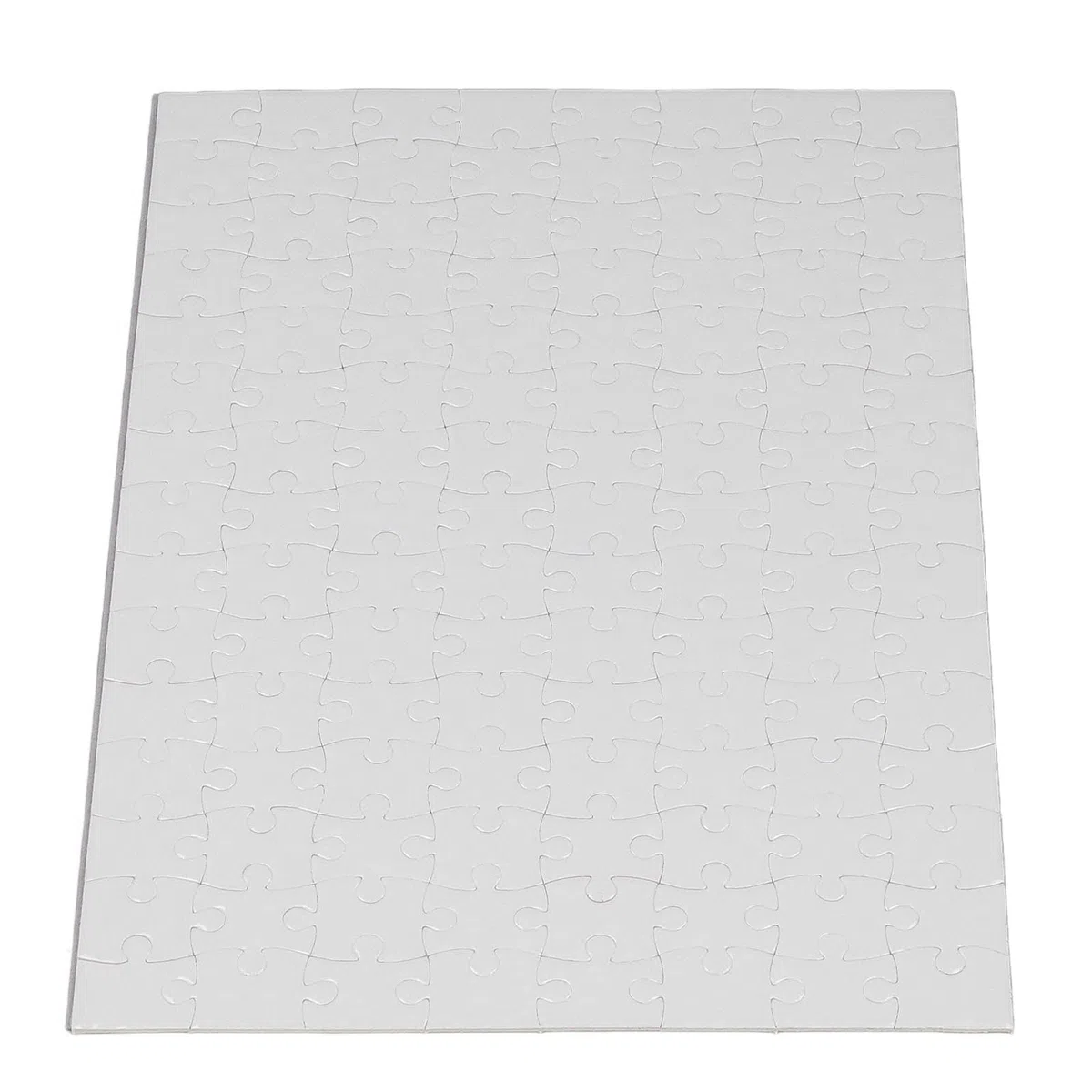 10 Set Puzzle Vuoti Sublimazione Puzzle Vuoti Puzzle Trasferimento Bianco Artigianato per Forniture Fatte a Mano 7,87 X 11,42 Pollici