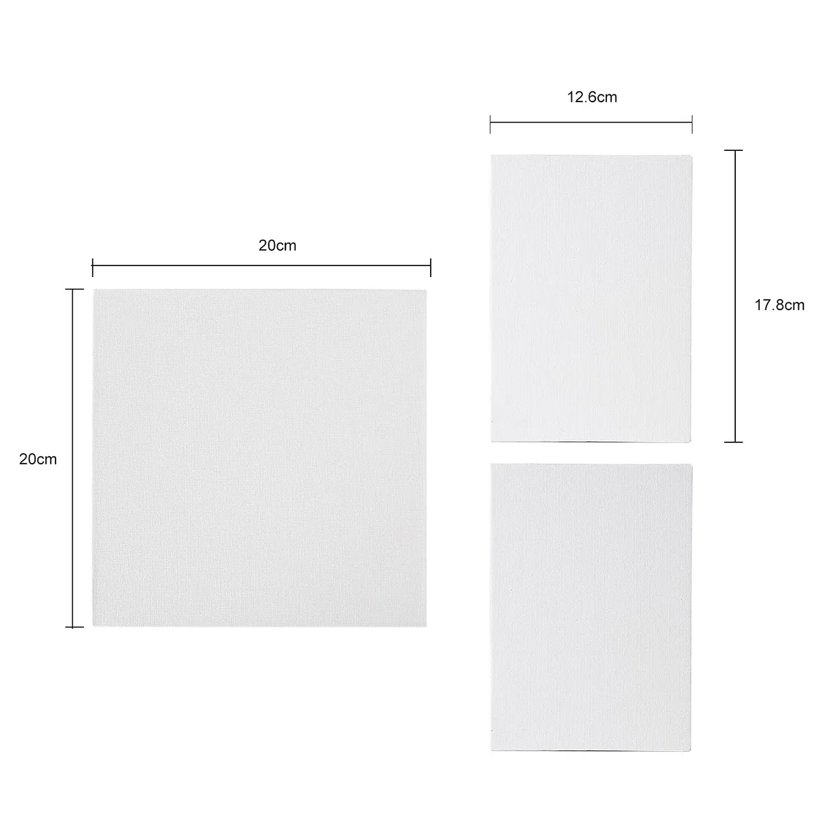 Set di 36 Colori Pittura Acrilica, 12 ml x 36 Tubetti con 6 Pennelli, Palette di Coltelli, Tela, Cavalletto, per Pittura Artistica su Legno, Ceramica, Tessuto, Artigianato GC-APK36