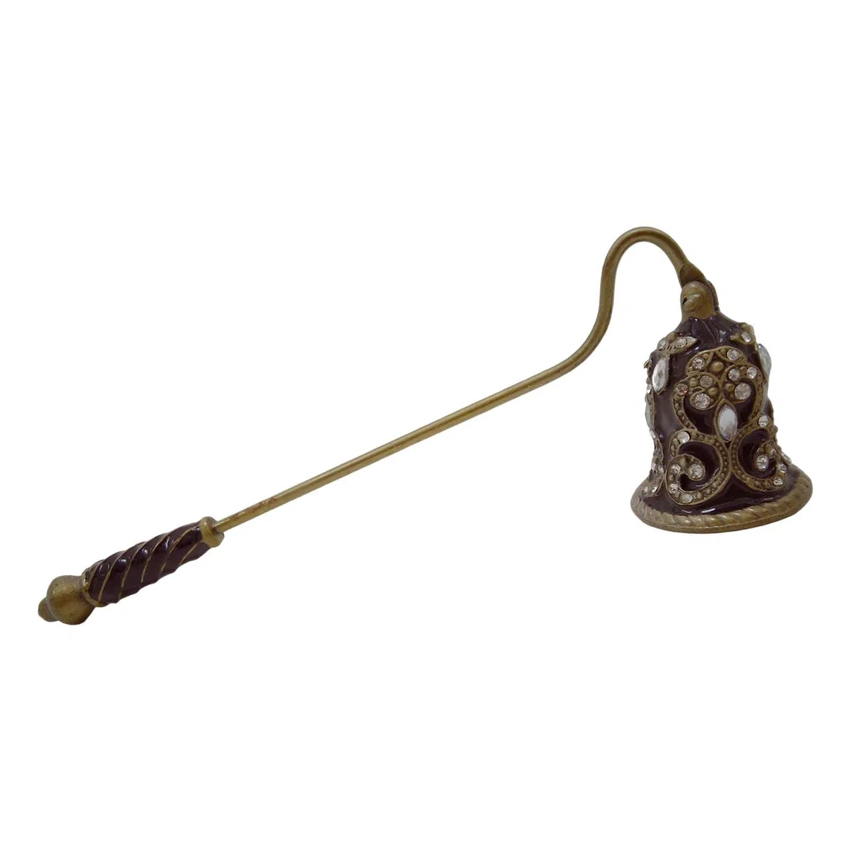 F Fityle Campana di Candela, a Campana di Candela con Manico Lungo, di Fiamma con stoppino in Metallo per spegnere di Candela in, Stile D