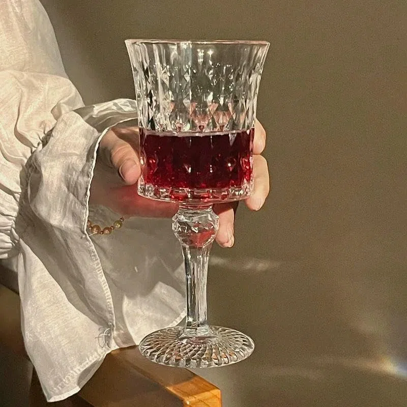 Flûte da Champagne Bicchiere da Champagne Trasparente Piccolo, Bicchiere da Vino Rosso, Bicchiere retrò