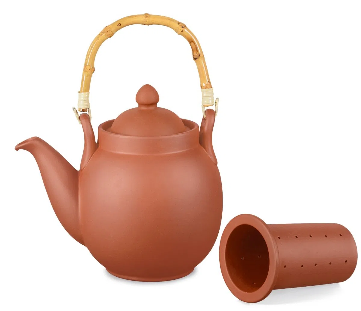 Tone Teiera Tenno 1,6 Litri con colino e Manico in bambù. Prodotto Originale