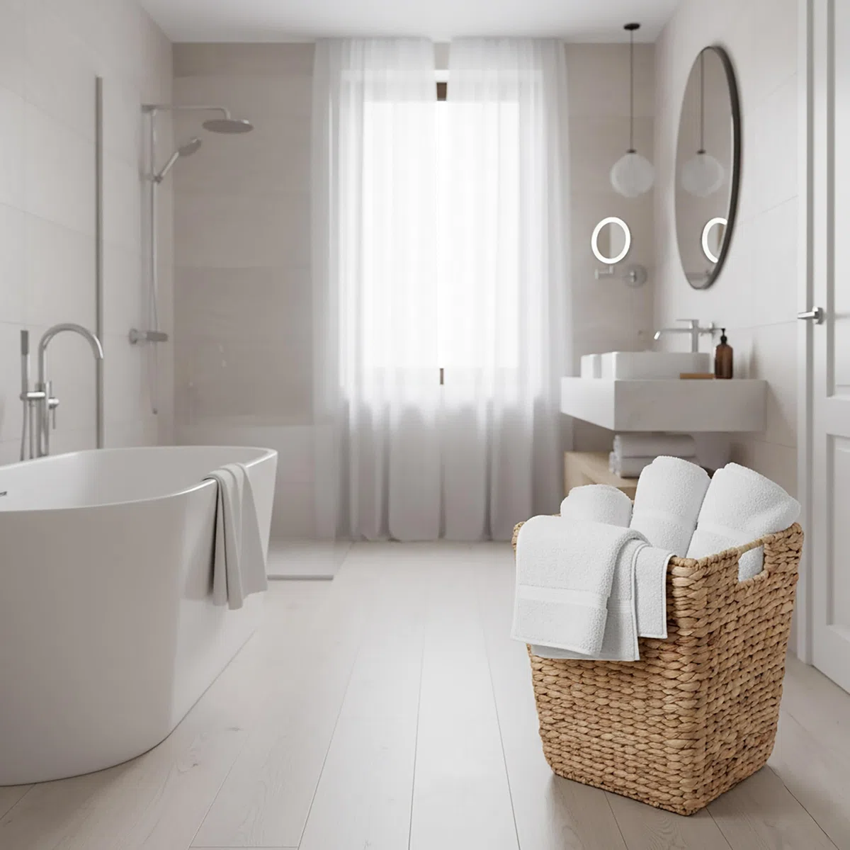 Relaxdays Cestino in giacinto d'Acqua, Quadrato, Naturale, 30x25x25 cm per Ufficio e Soggiorno