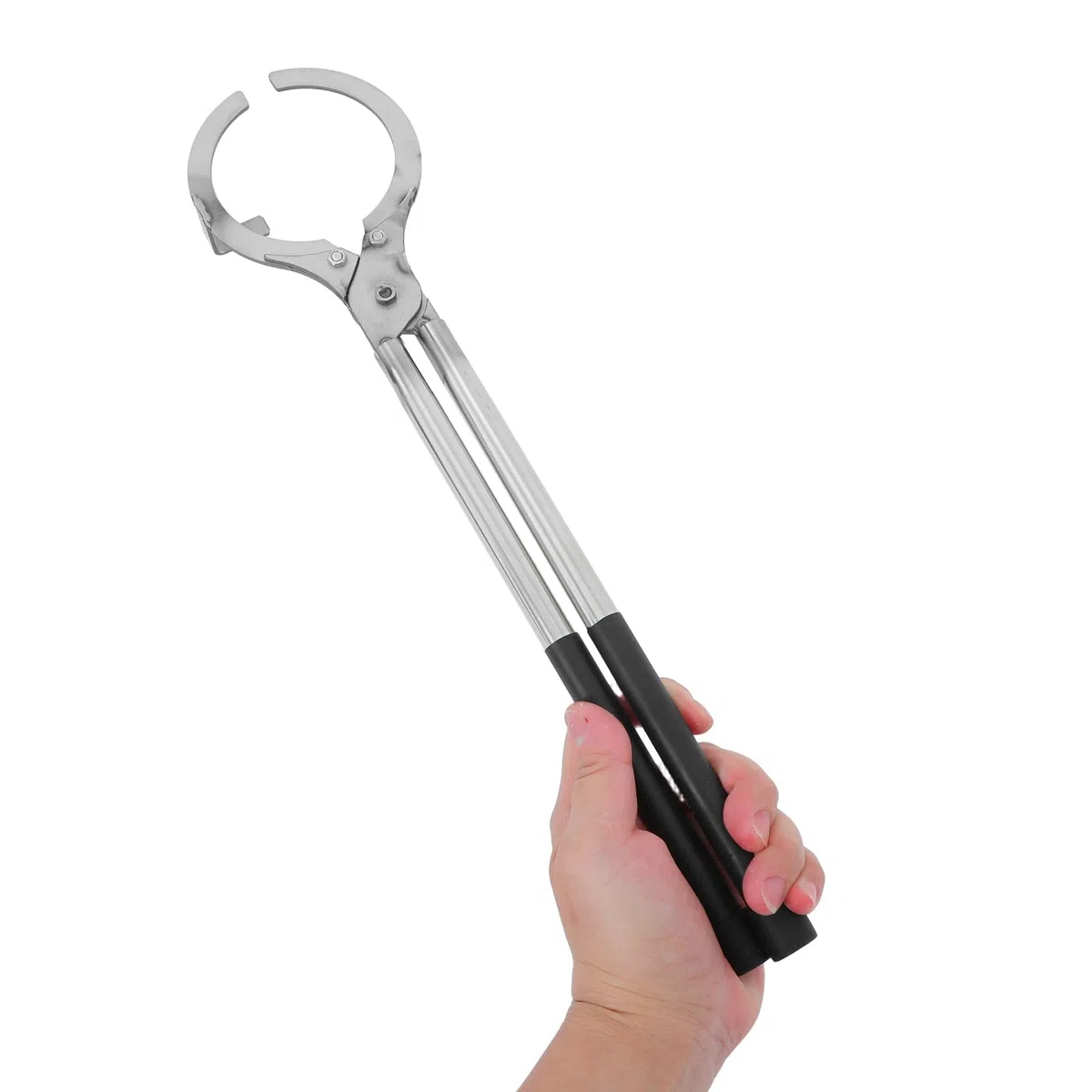Hohopeti Pinze da fonderia per crogioli in grafite 3-4 kg, con fibbia di fissaggio, materiali resistenti ad alta temperatura, strumenti di fusione per forno e stampaggio gioielli, accessorio
