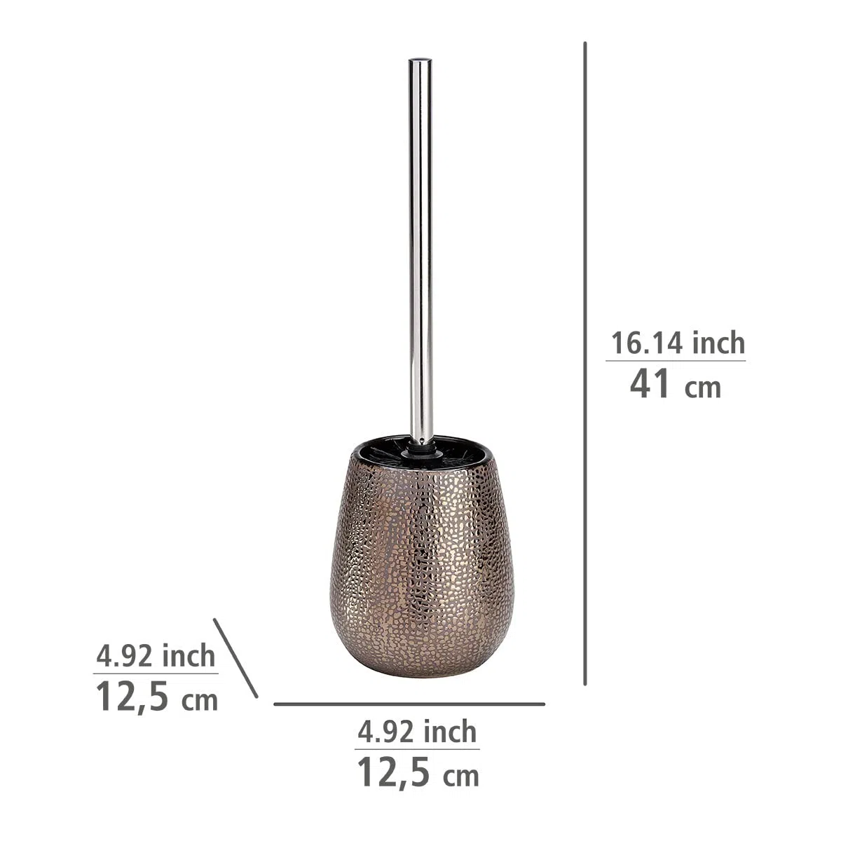 Set accessori da bagno 3 pezzi Wenko Marrakesh, marrone