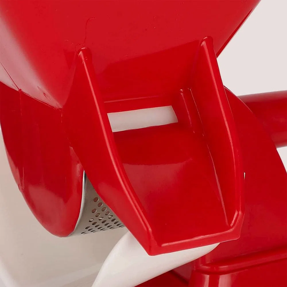 Elma Passapomodoro Manuale Macchina per Pomodoro in Plastica con Fissaggio a Ventosa con Filtro in Acciaio Inossidabile Rosso per Fare la Salsa di Pomodoro