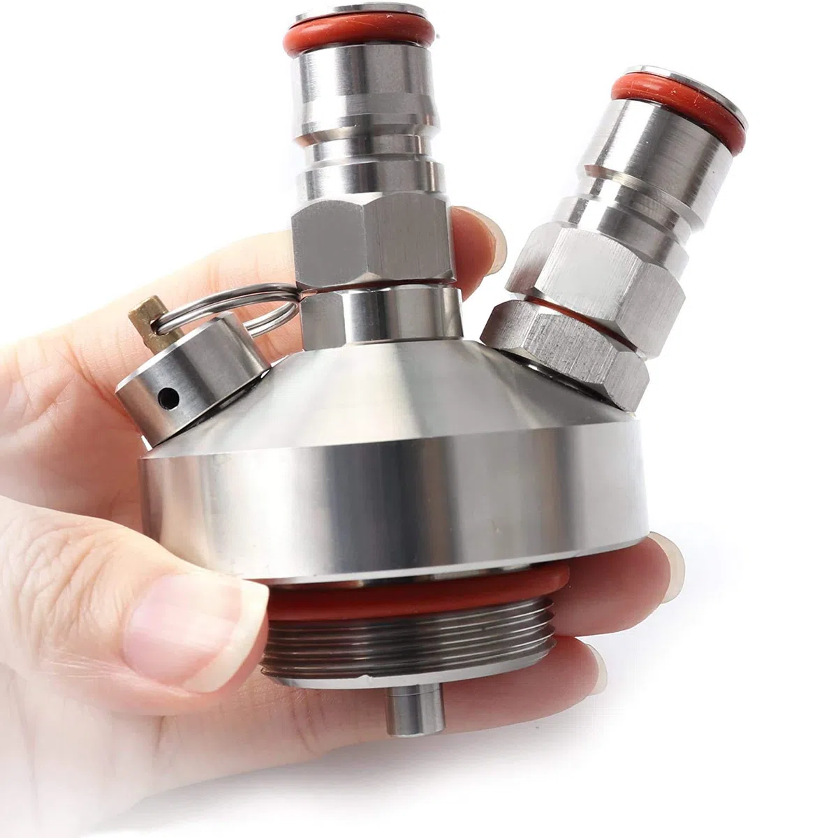 POFET Merrday - Mini dispenser per birra in acciaio inox 304, per birra, per coltivatori di birra artigianali