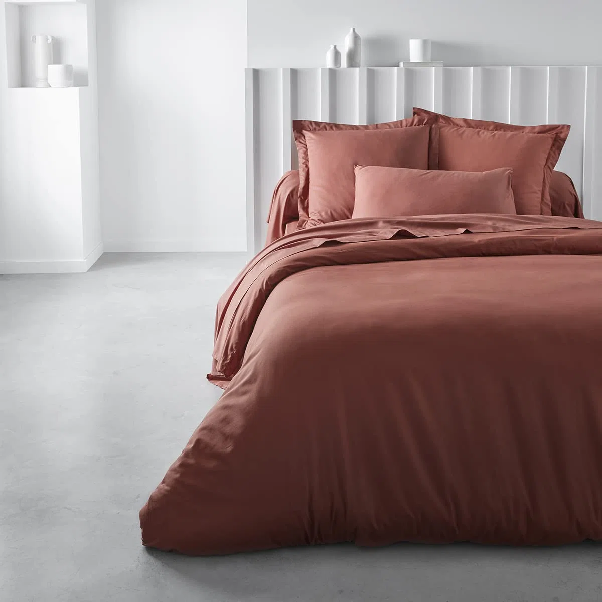 Today Copripiumino 240X260 2 Persone Cotone Terracotta
