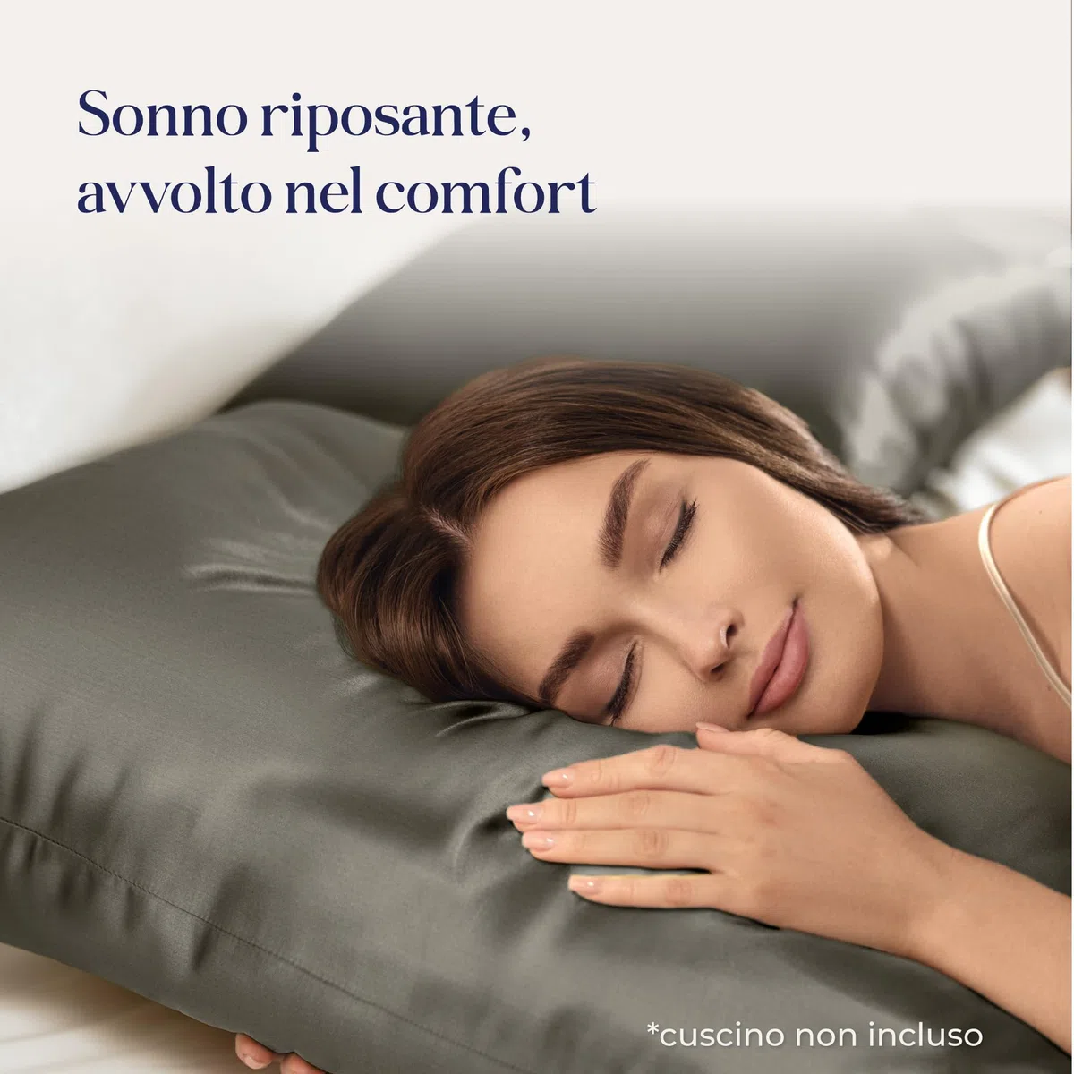Dreamzie Federa in Seta 100% di gelso 40 x 80 cm – 22 Momme, Grado 6A, Certificata Oeko-Tex – Lusso per Capelli e Pelle, 1 Pezzo (Grigio Scuro)