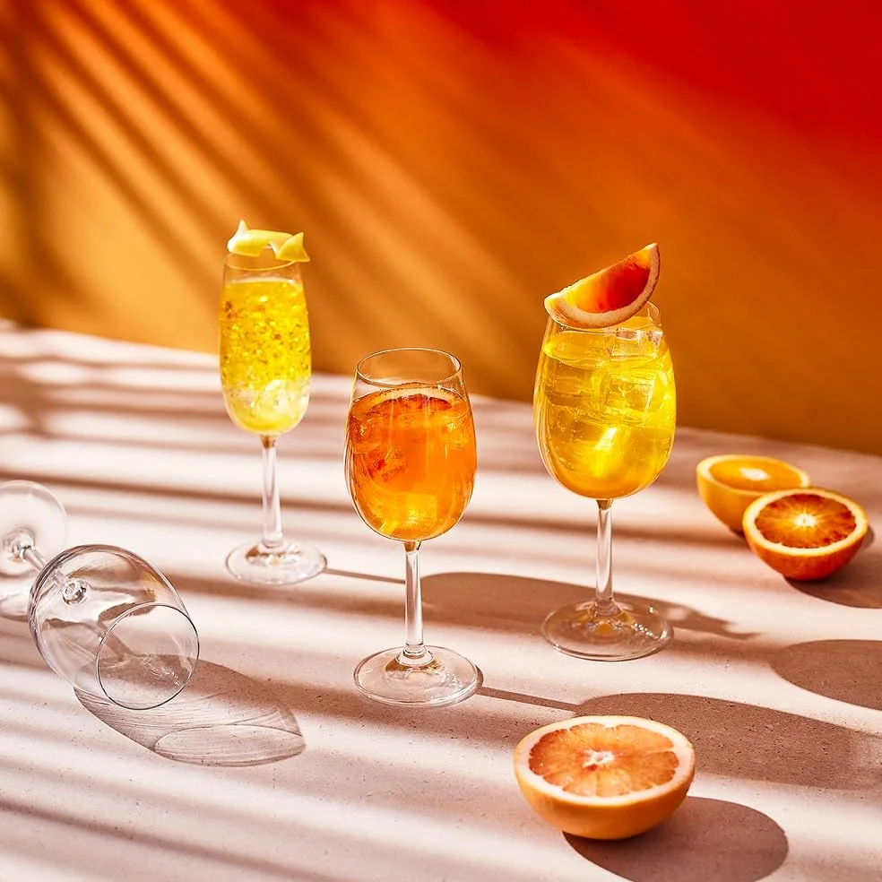 Krosno – Calici da Champagne e Prosecco 175 ml – Set da 6 Pezzi – Collezione Pure – Cristallo Senza Piombo – Stile Slanciato, Elegante e Senza Tempo