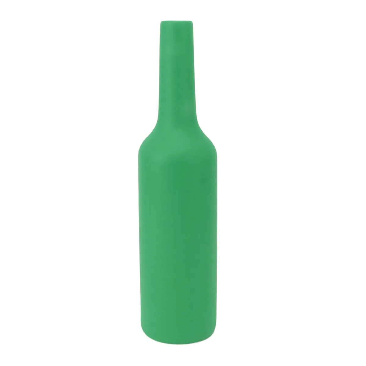 Syrisora ​​Bartender Practice Bottle Silicone Infrangibile Resistente Alla Caduta Bottiglia da Allenamento per Prestazioni da Morbida (Verde)