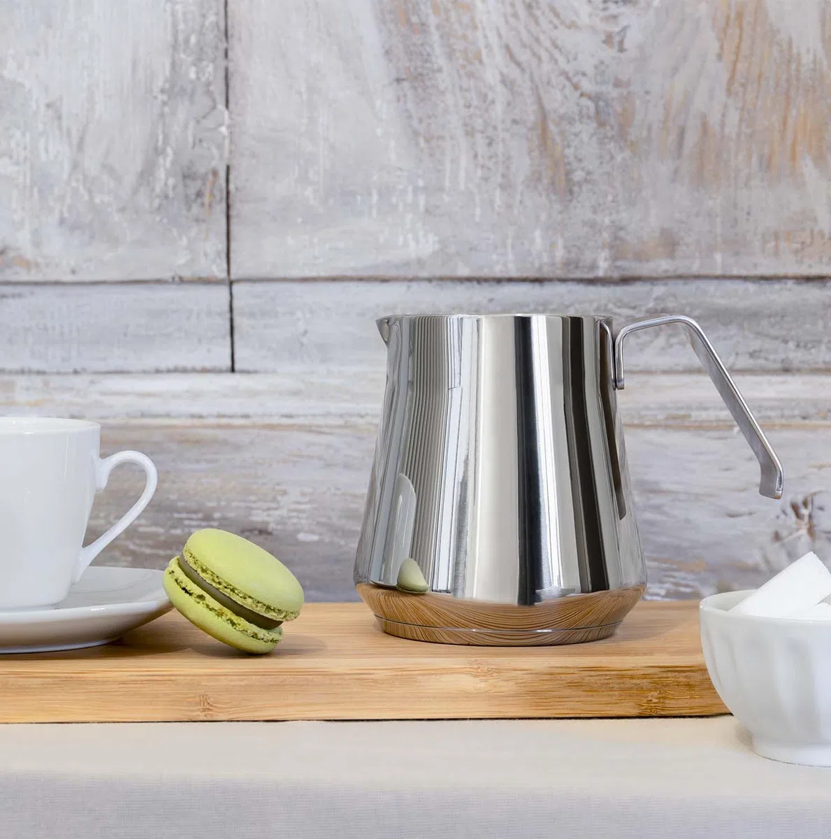 Bricco Latte 800ml per Induzione in Acciaio Inox 18/10 - La Caffettiera