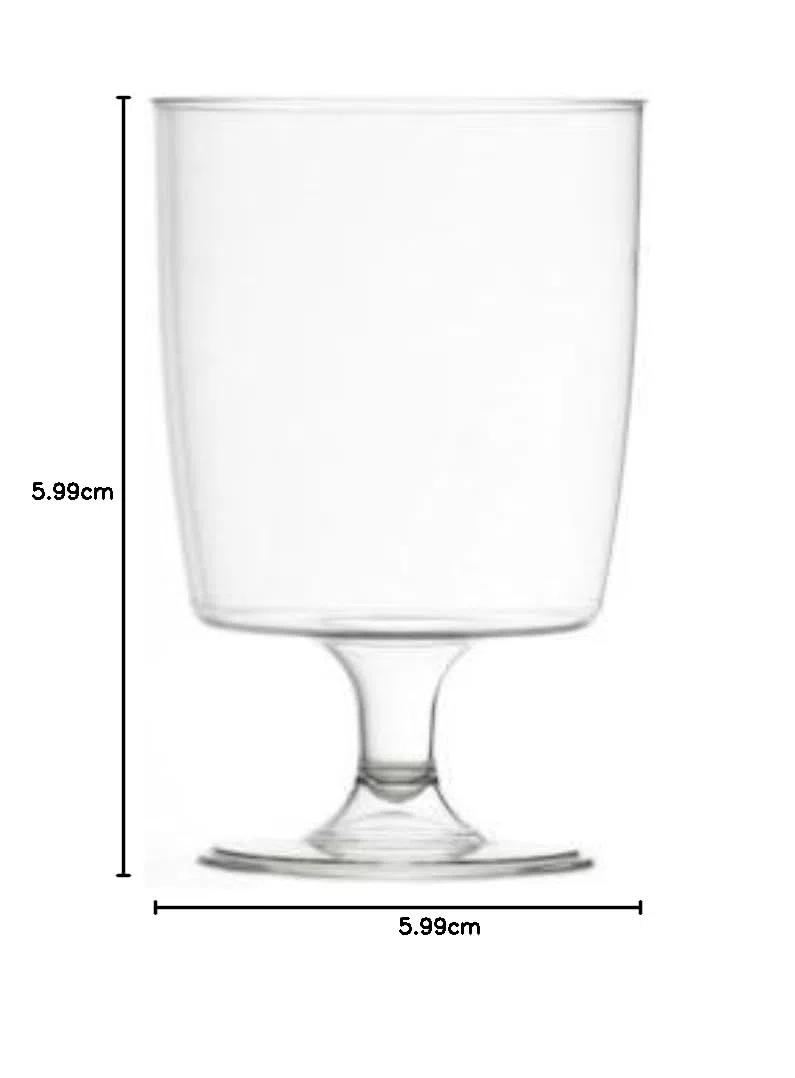100 bicchieri da vino in plastica, 230 ml, adatti per vin brulè