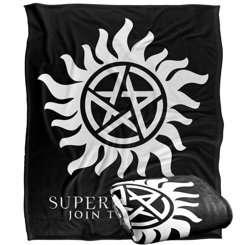 SUPERNATURAL Coperta super morbida al tatto, 152 x 127 cm