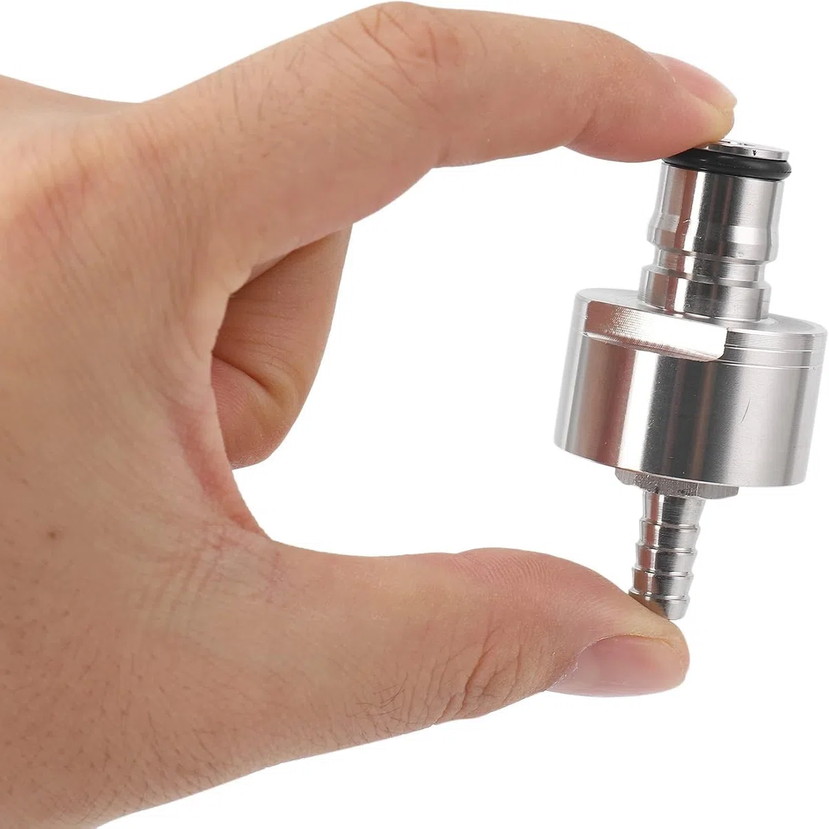 Tappo di Carbonatazione in Acciaio Inossidabile da 2 Pezzi, Tappo di Riempimento della Bottiglia a Pressione Blocco a Sfera Tappo di Gasatore per Fusto Tappi di CO2 Facile