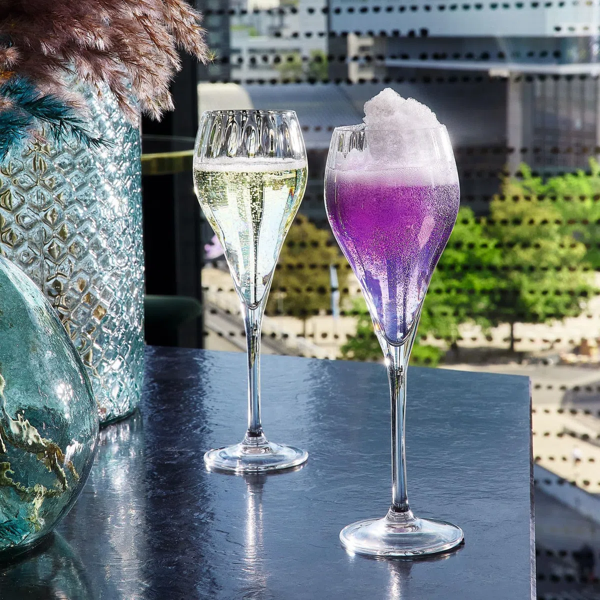 Chef&Sommelier Collezione Symétrie – Set da 6 calici flute da champagne 16 cl in vetro trasparente – per champagne, prosecco, spumante e aperitivo – lavabili in lavastoviglie, fabbricati in Francia