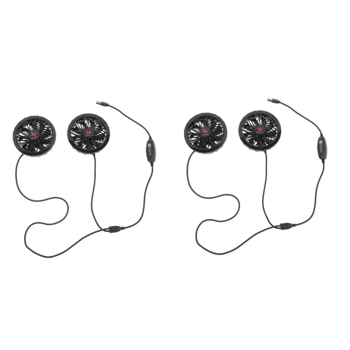 LABRIMP 2sets Gilet Raffreddante Regolabile Con Ventole Usb Giacca Estiva Per Condizionamento Perfetta Per Caldo Facile Da Usare e Leggera Per Uomini