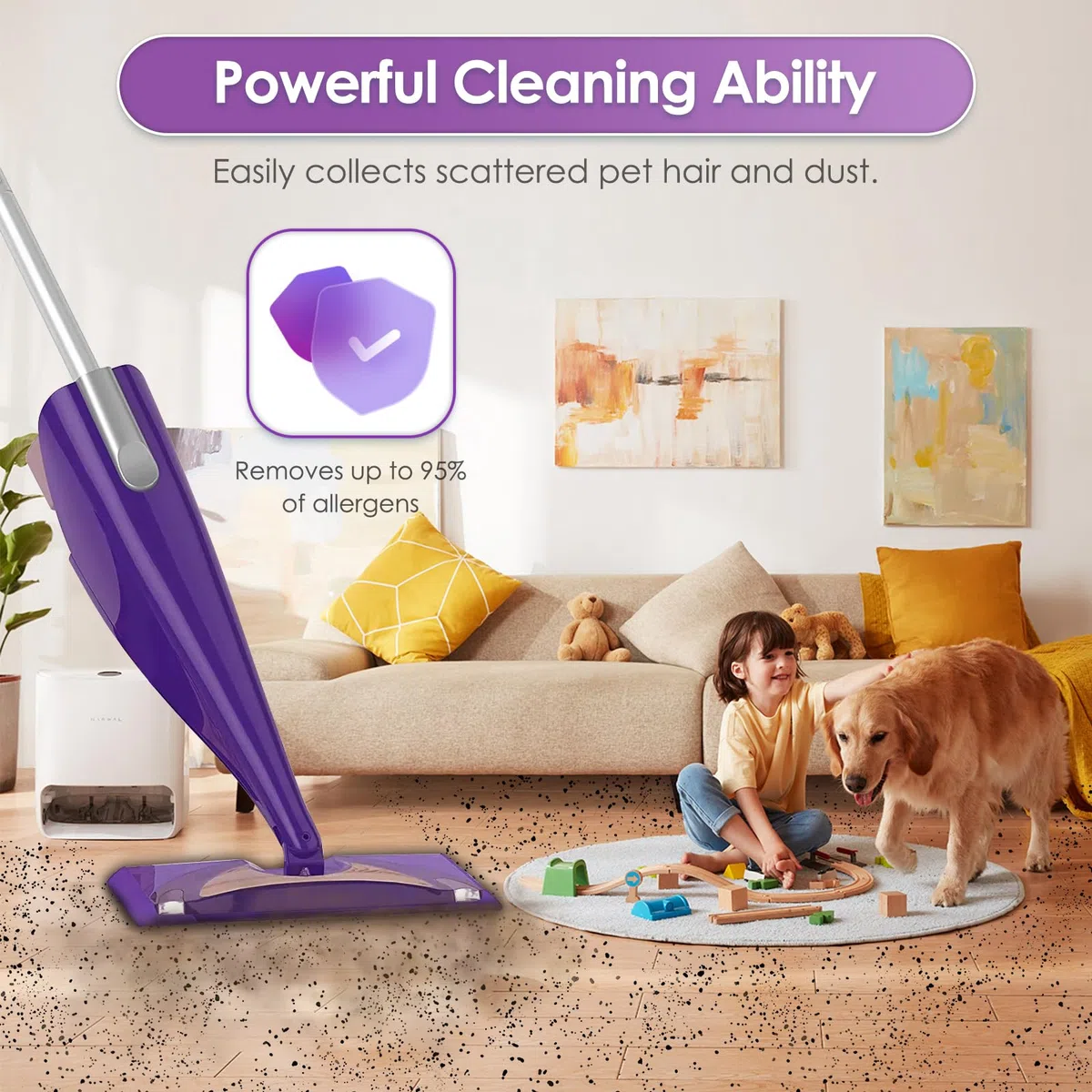 (45 pezzi) WetJet Panno per mocio per Swiffer WetJet, panni di ricambio per mocio Swiffer WetJet, ricariche monouso per la pulizia dei pavimenti, ricarica del panno per mocio Wet Jet