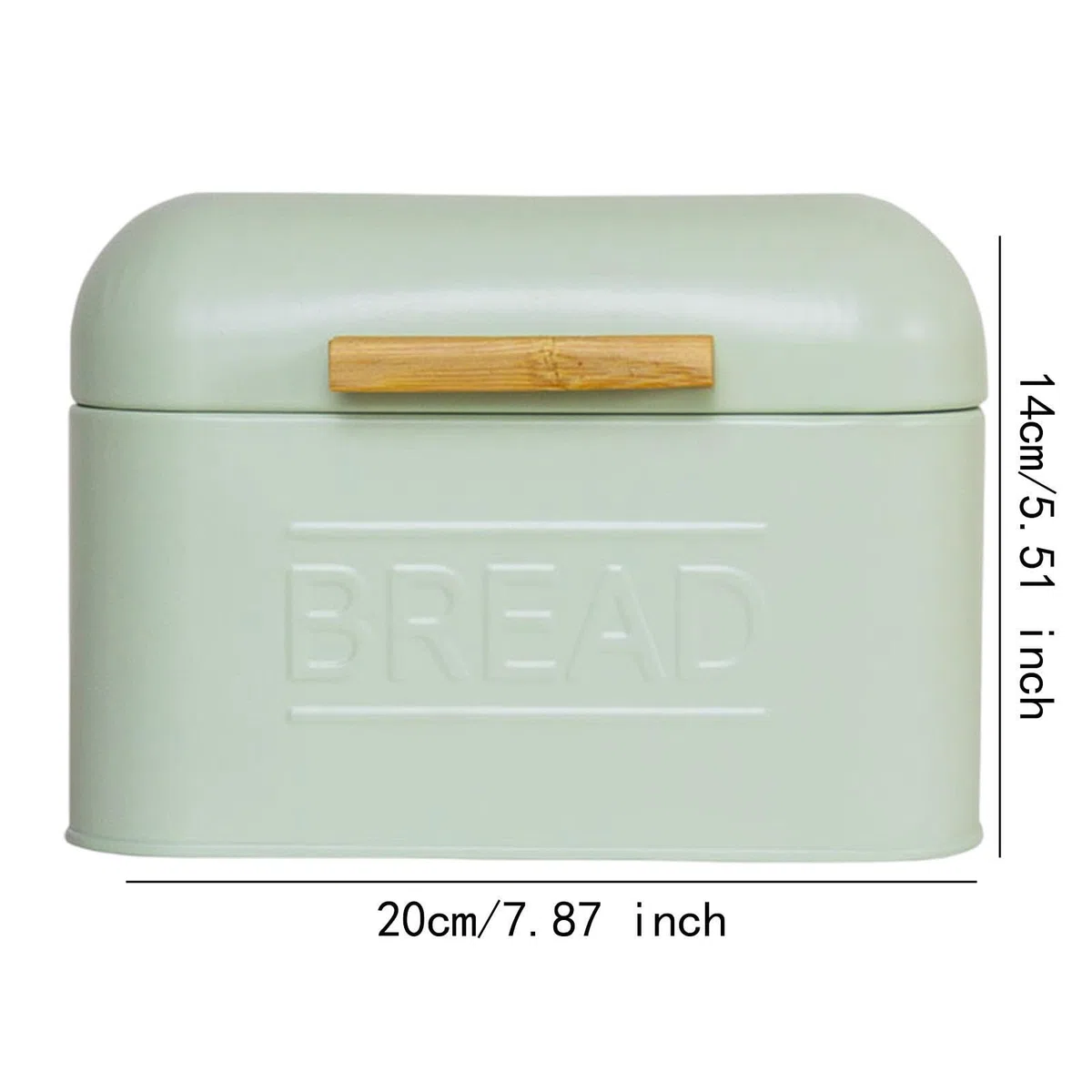 Sharplace Contenitore per Il Pane, Contenitore per Il Pane, Contenitore Multiuso per Il Pane retrò, Contenitore per Il Pane, Verde Chiaro