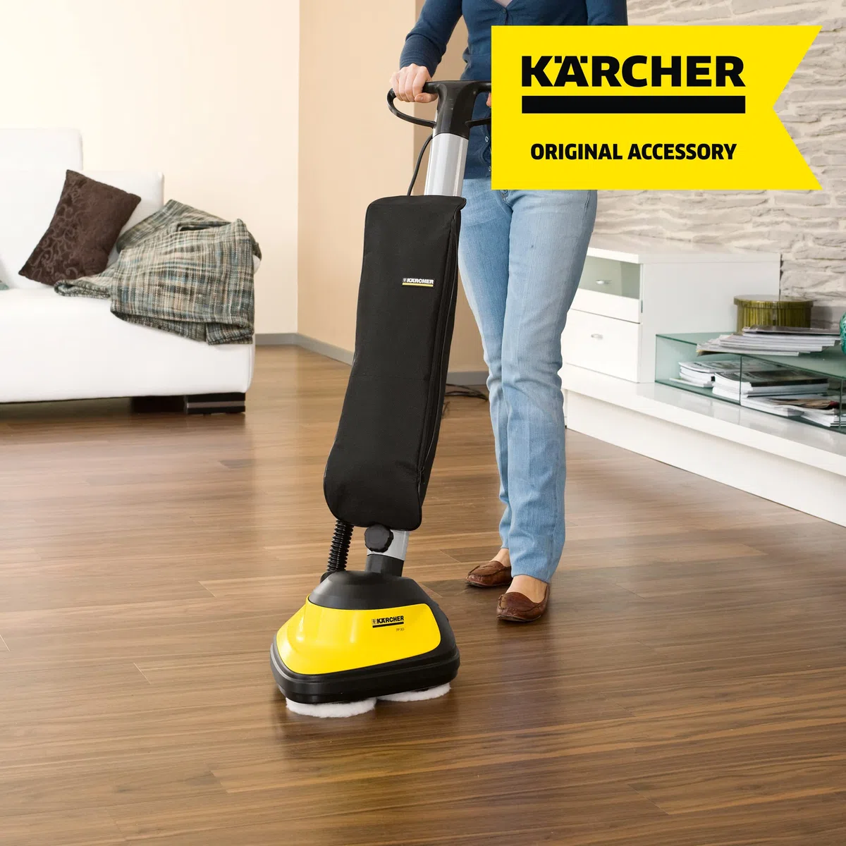 Kärcher 2.863-196.0 - Pad spazzole morbide per parquet