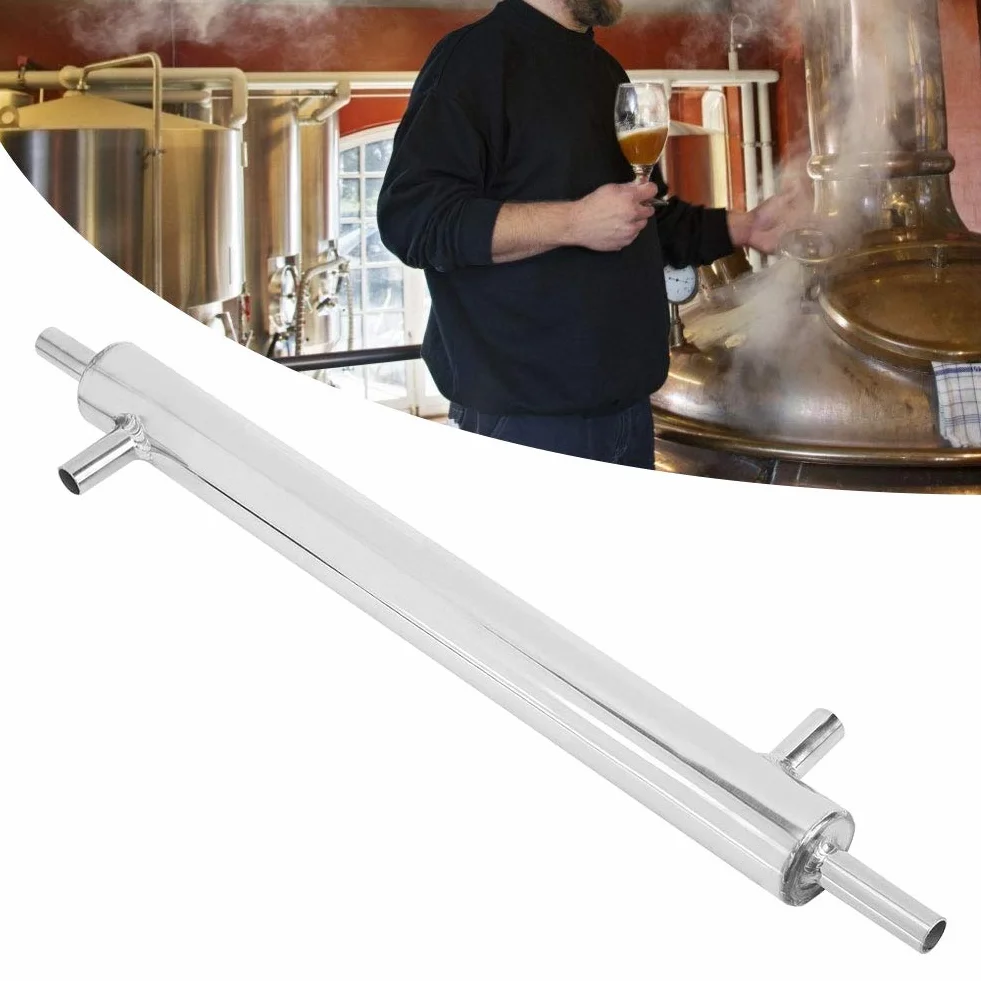 Fabbrica di Birra Inossidabile, Tubo di Raffreddamento Esterno del Tubo di Raffreddamento Esterno Dell'acciaio Inossidabile del Condensatore del Distillatore del Dispositivo di