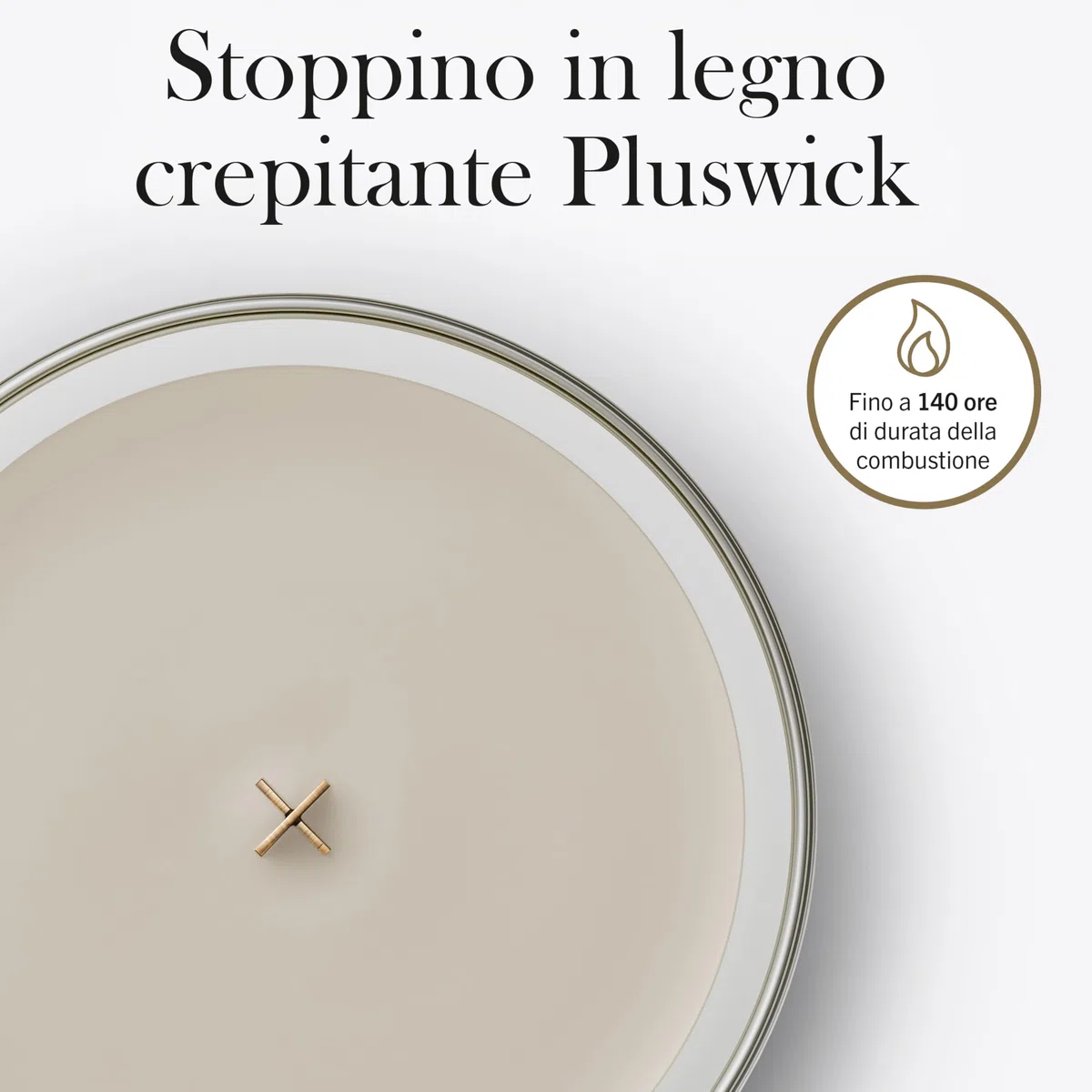 WoodWick Candela profumata | Candela grande a clessidra | Tonka & Almond Milk | Regali perfetti per donne